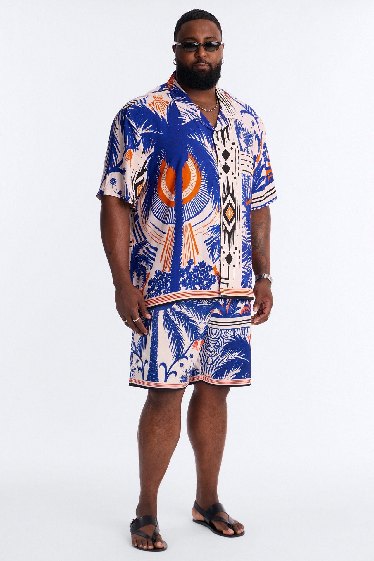 Monaco Palms Shorts - Navy
