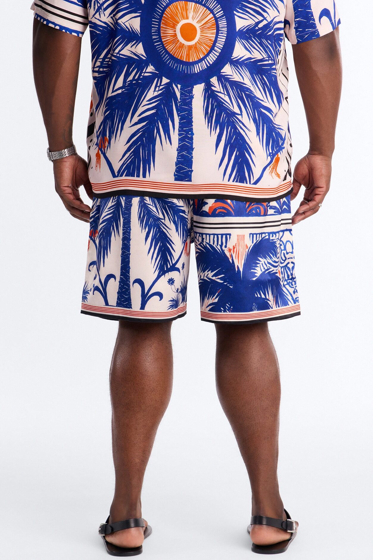 Monaco Palms Shorts - Navy
