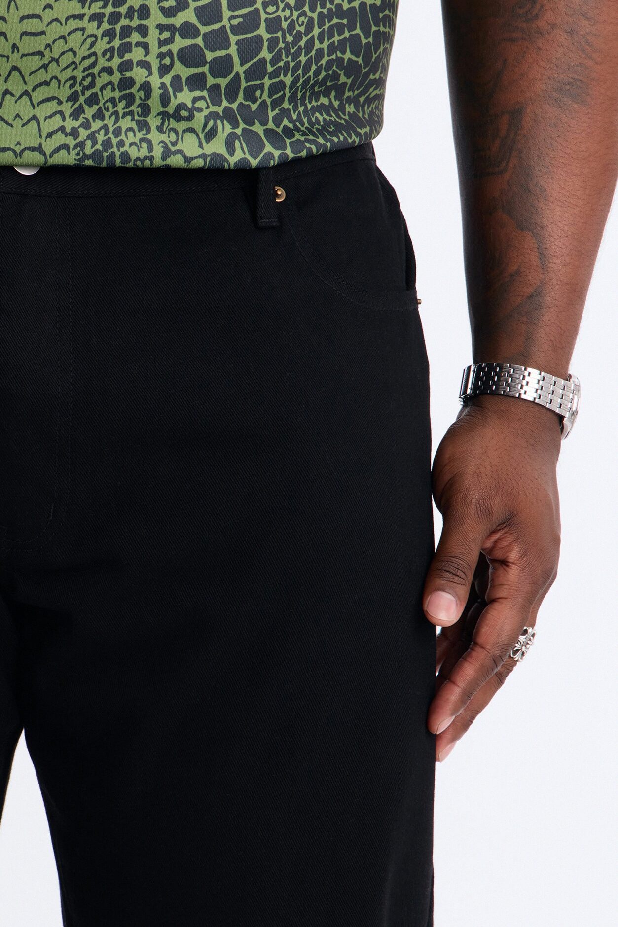 The Staple Straight Jean - Black