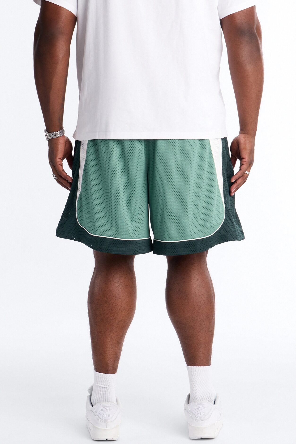 Marcello Relaxed Mesh Short - Green/combo