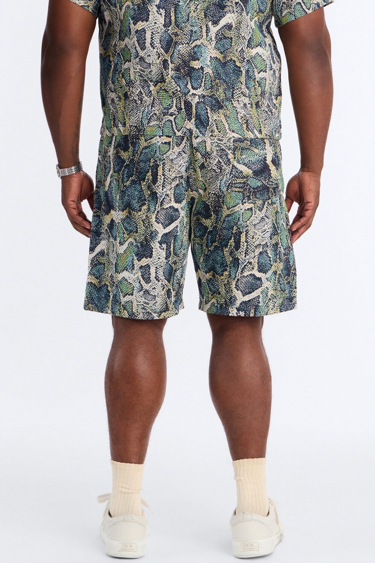 Relaxed Anaconda Club Short - Green/combo