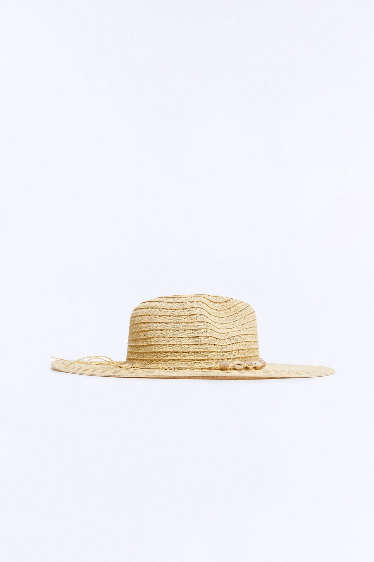Morning Walk On The Beach Straw Sun Hat - Natural