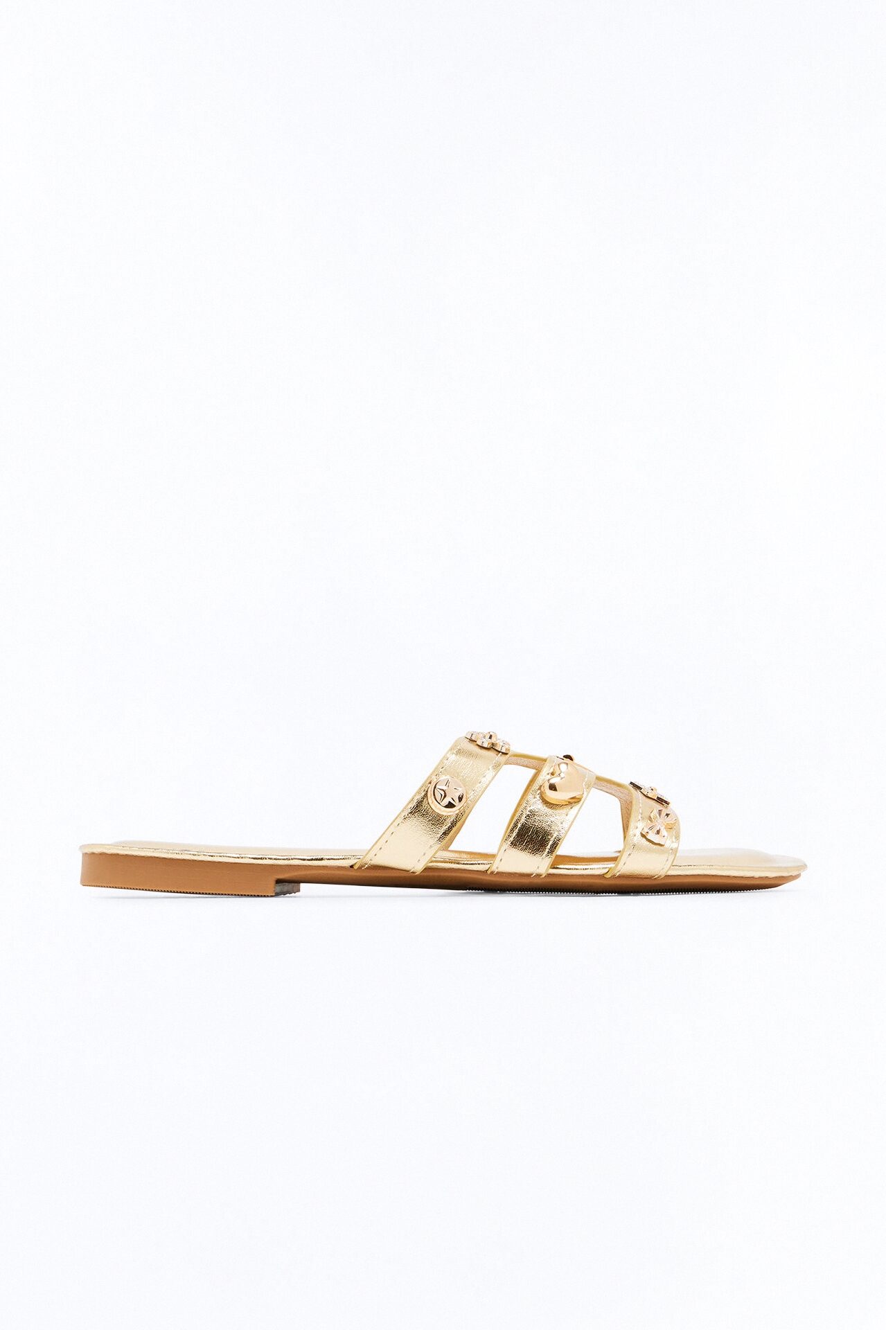 Suvi Charm Sandals - Gold