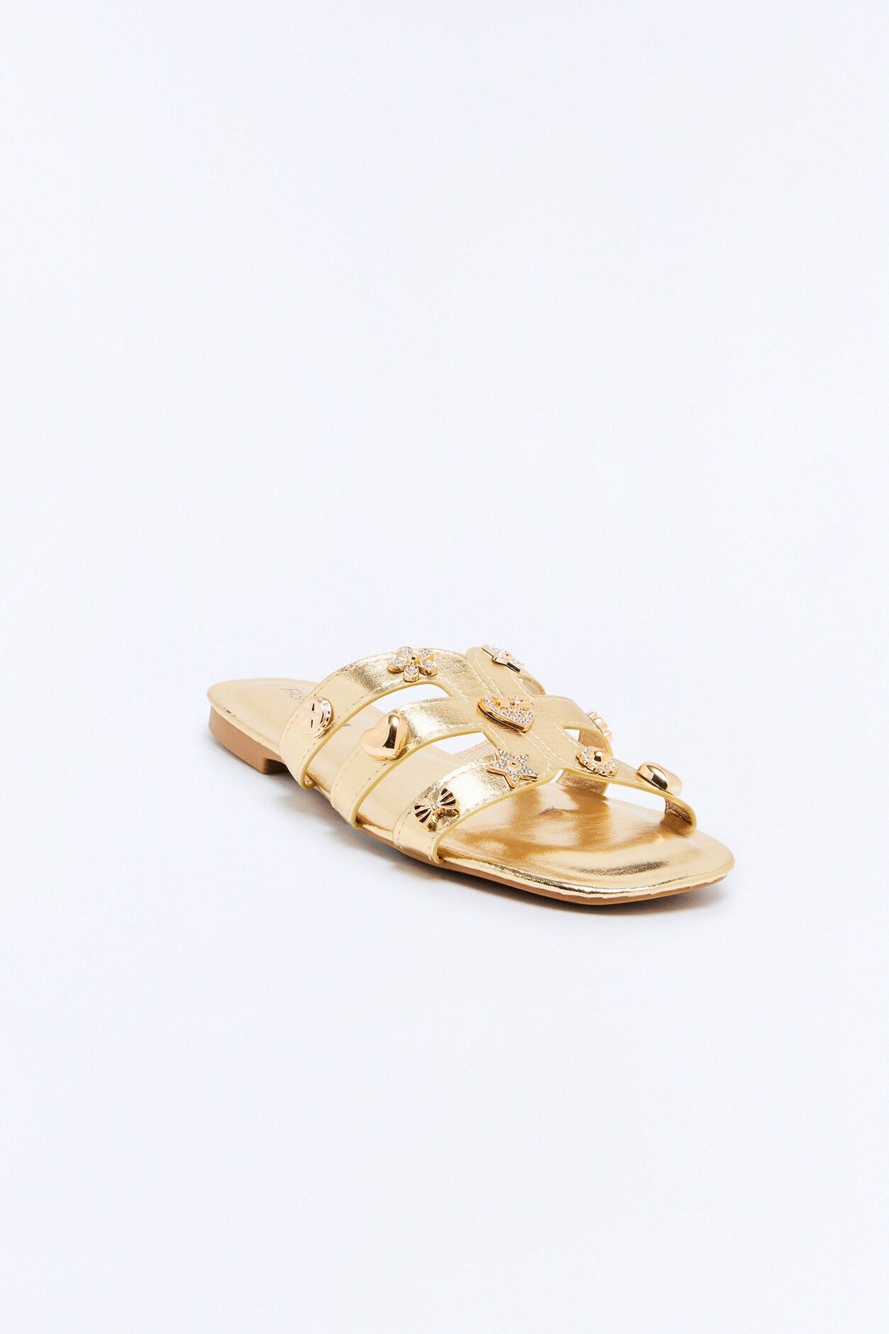 Suvi Charm Sandals - Gold