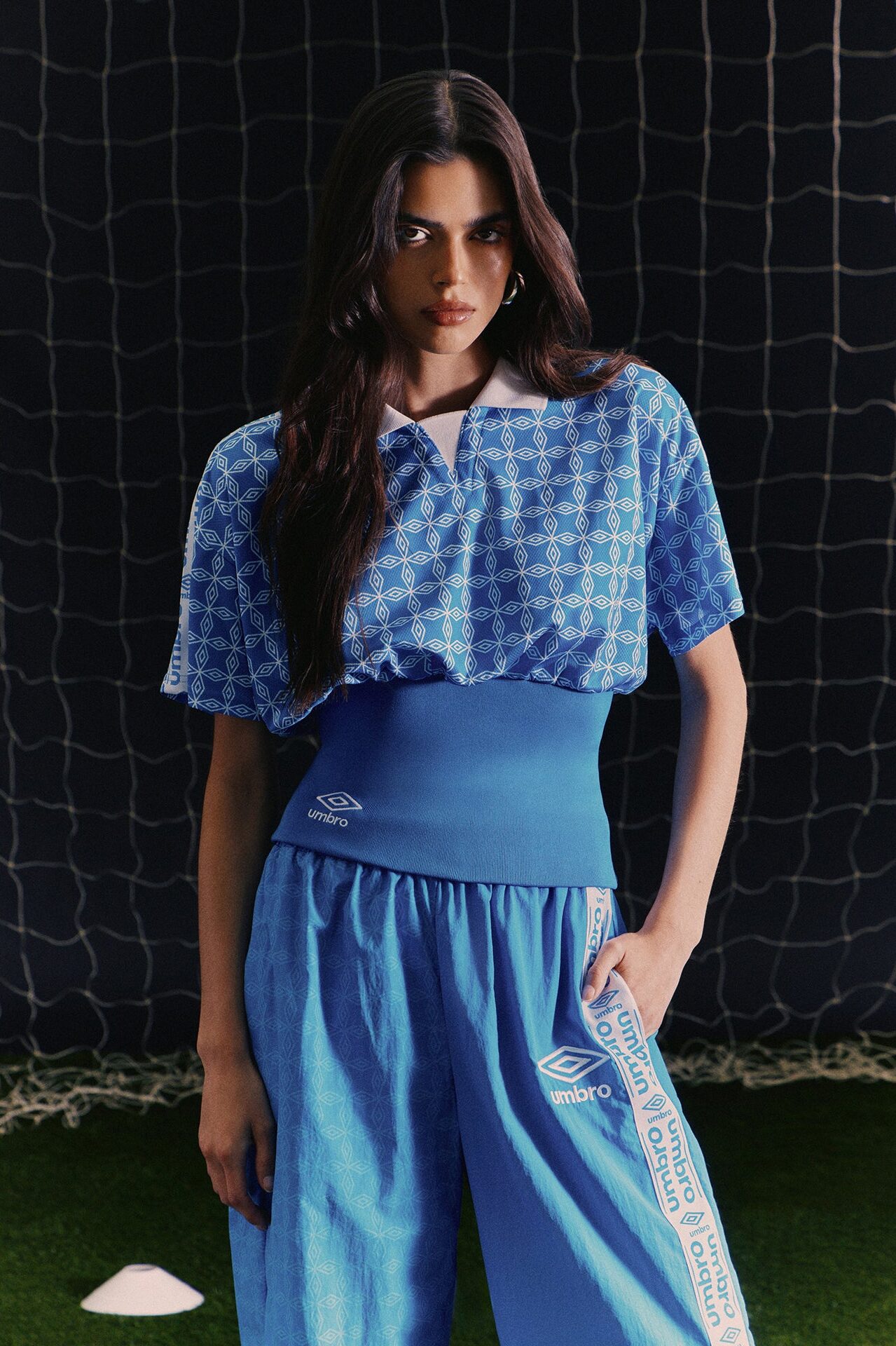 Umbro Rib Fitted Waist Jersey - Blue