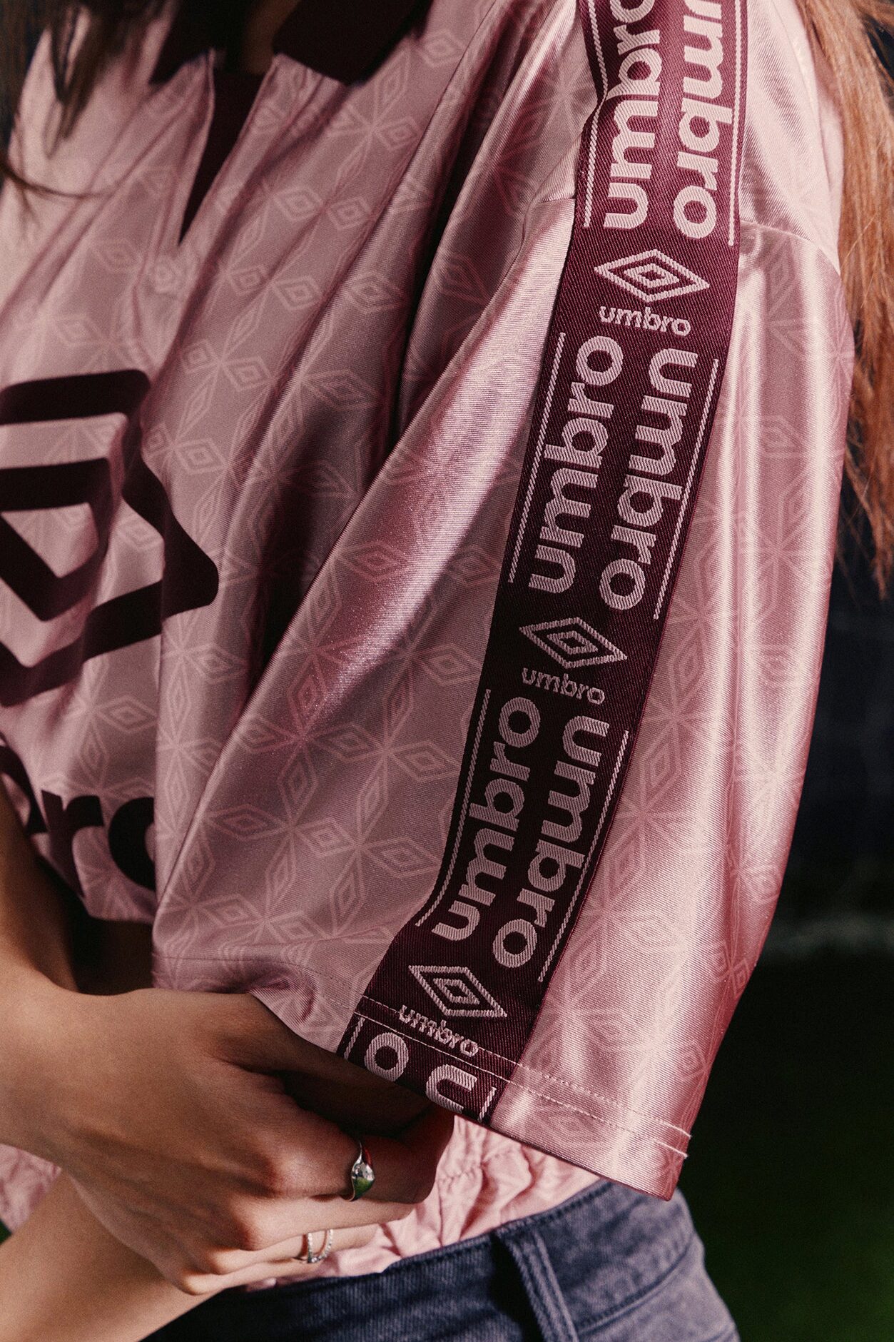 Umbro Girly Cropped Polo - Pink