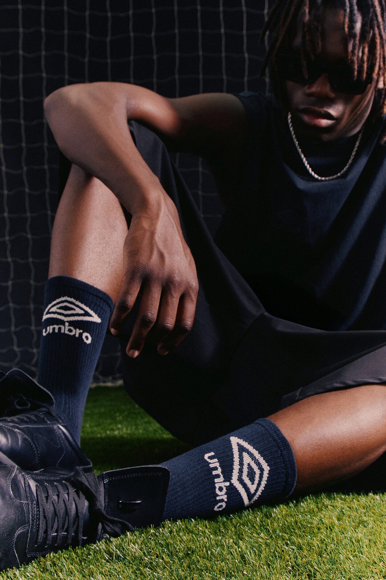 Umbro Mens Crew Sock - Black