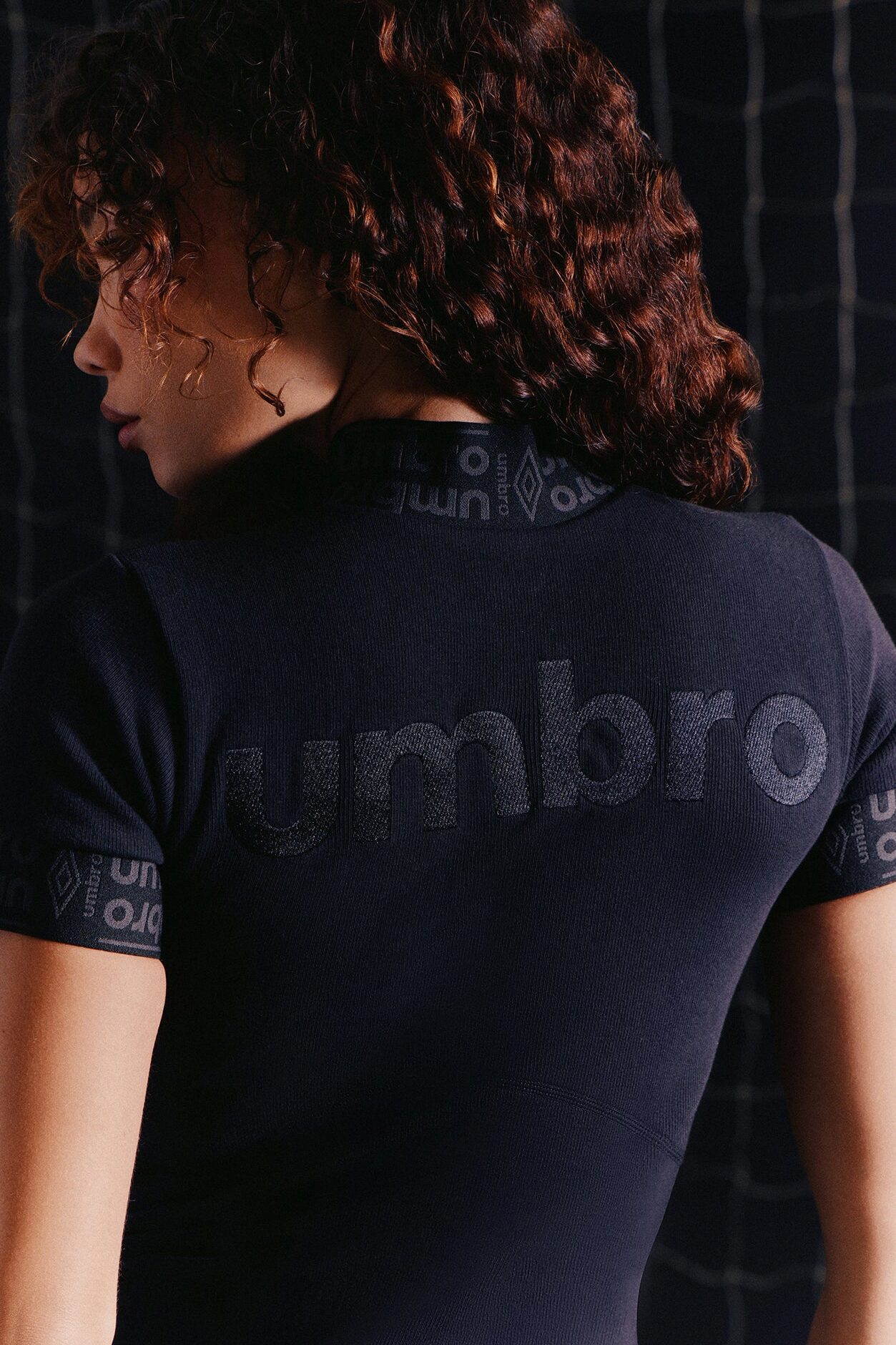Umbro Zip Front Micro Romper - Black