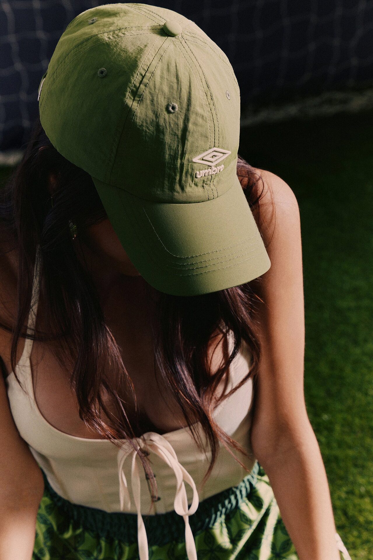 Umbro Unisex Nylon Baseball Hat - Green