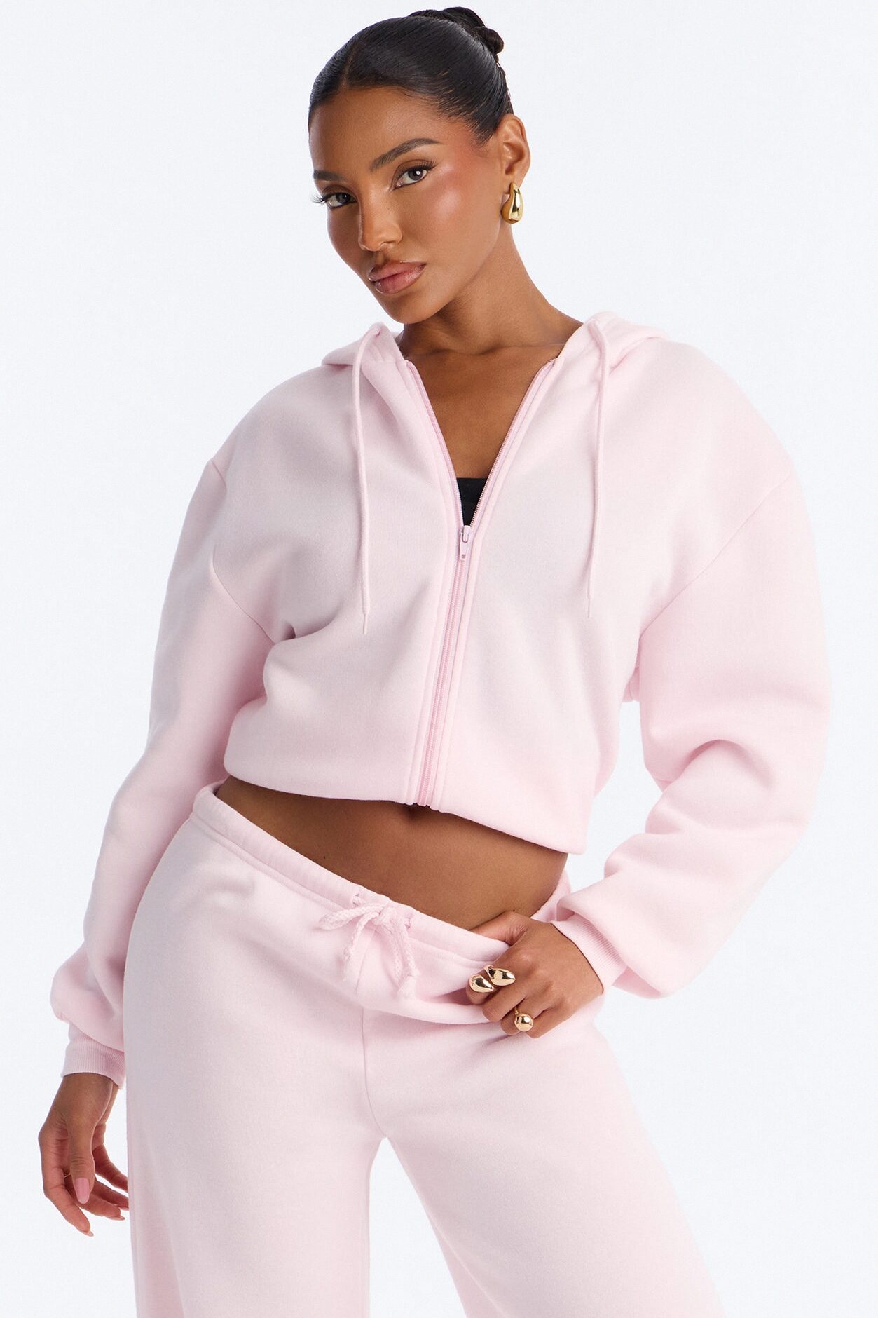 Bridesmaids Only Fleece Pant Set - Light Pink