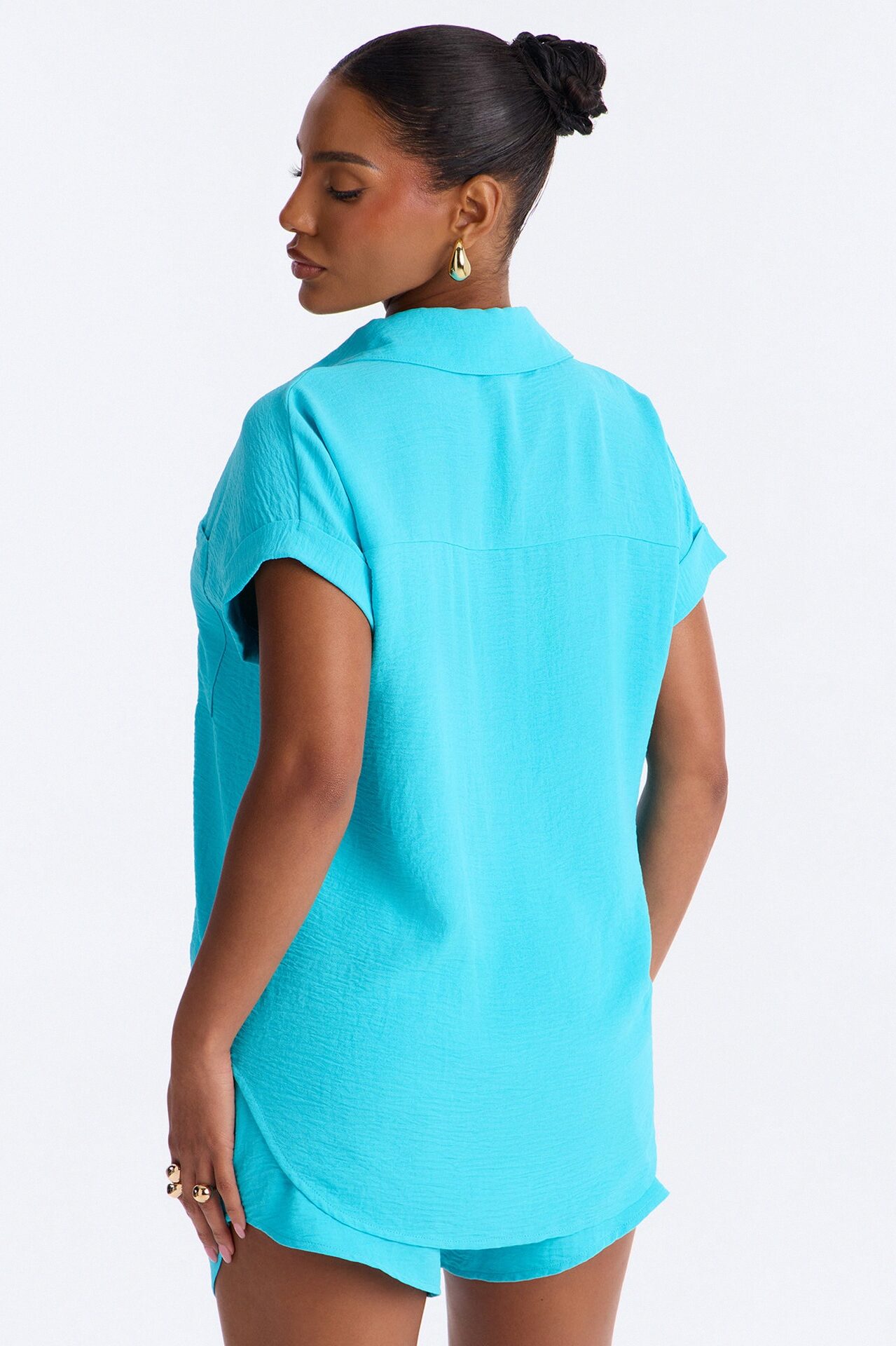 Hot Summer Short Set - Aqua