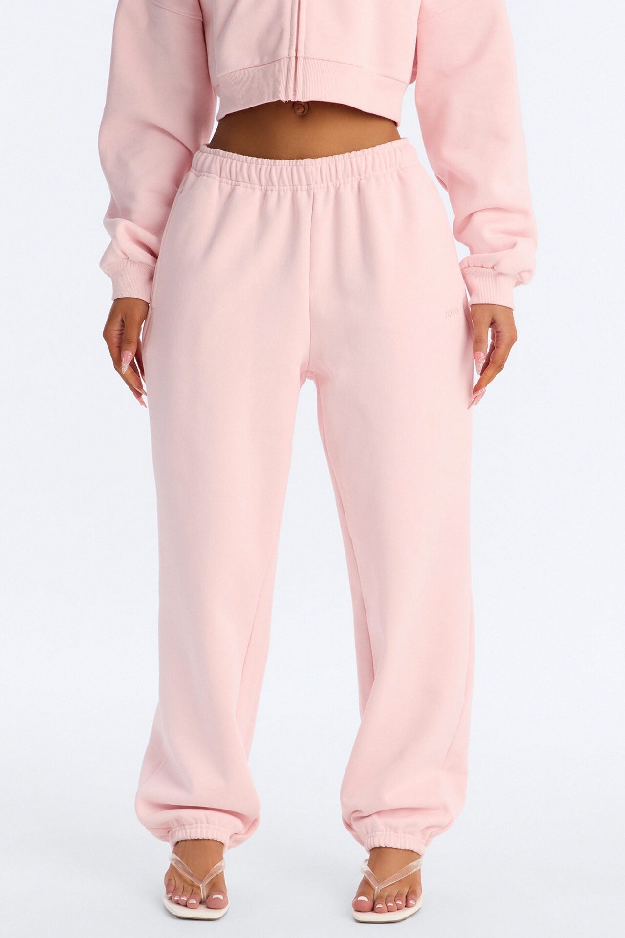 Libby Fleece Jogger Sweatpant - Pink