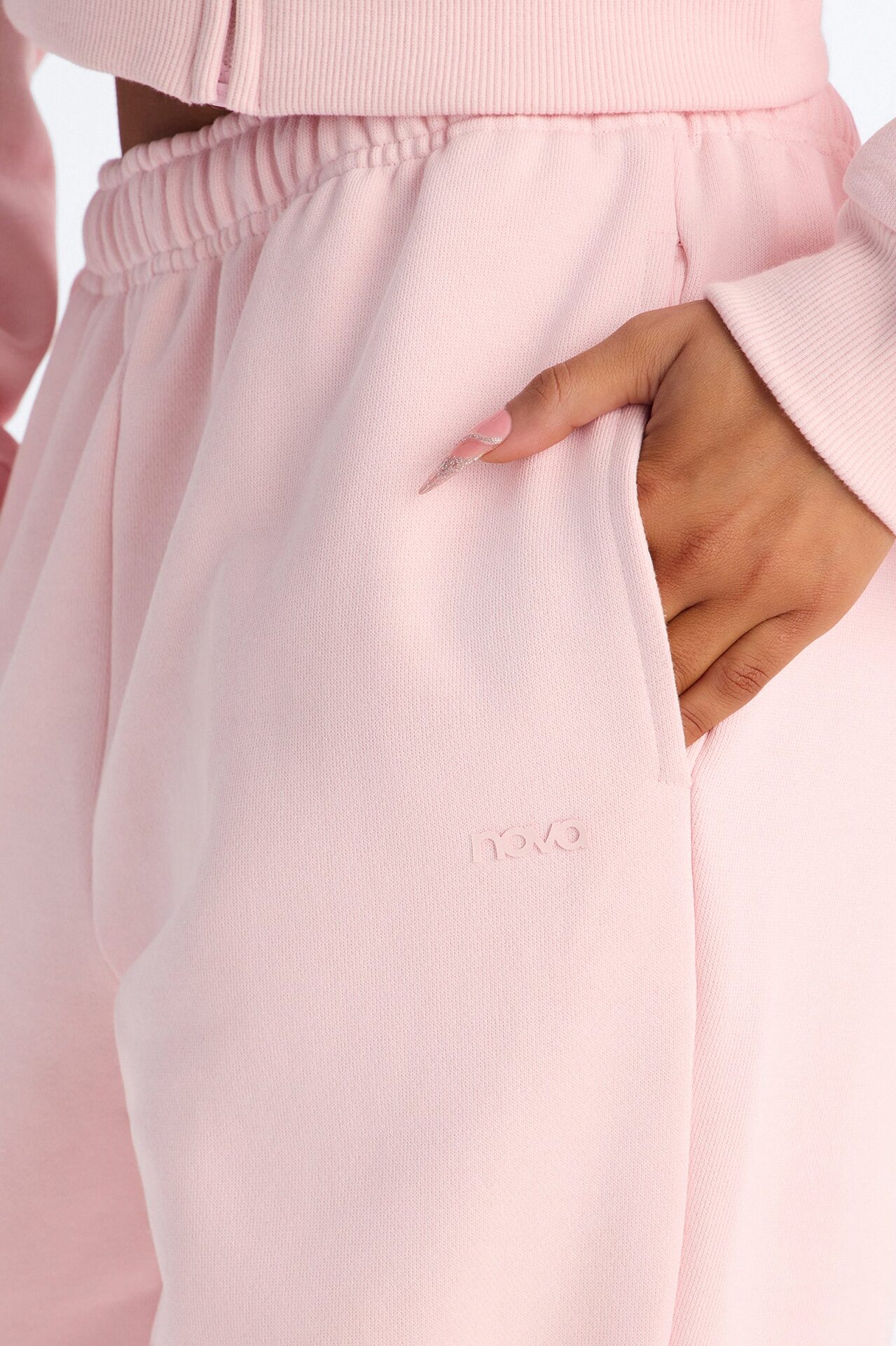 Libby Fleece Jogger Sweatpant - Pink