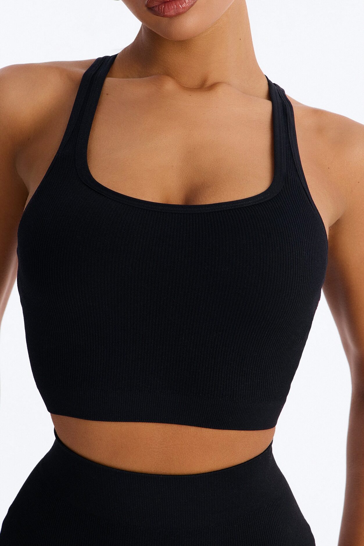 Avery Seamless Short Set - Black