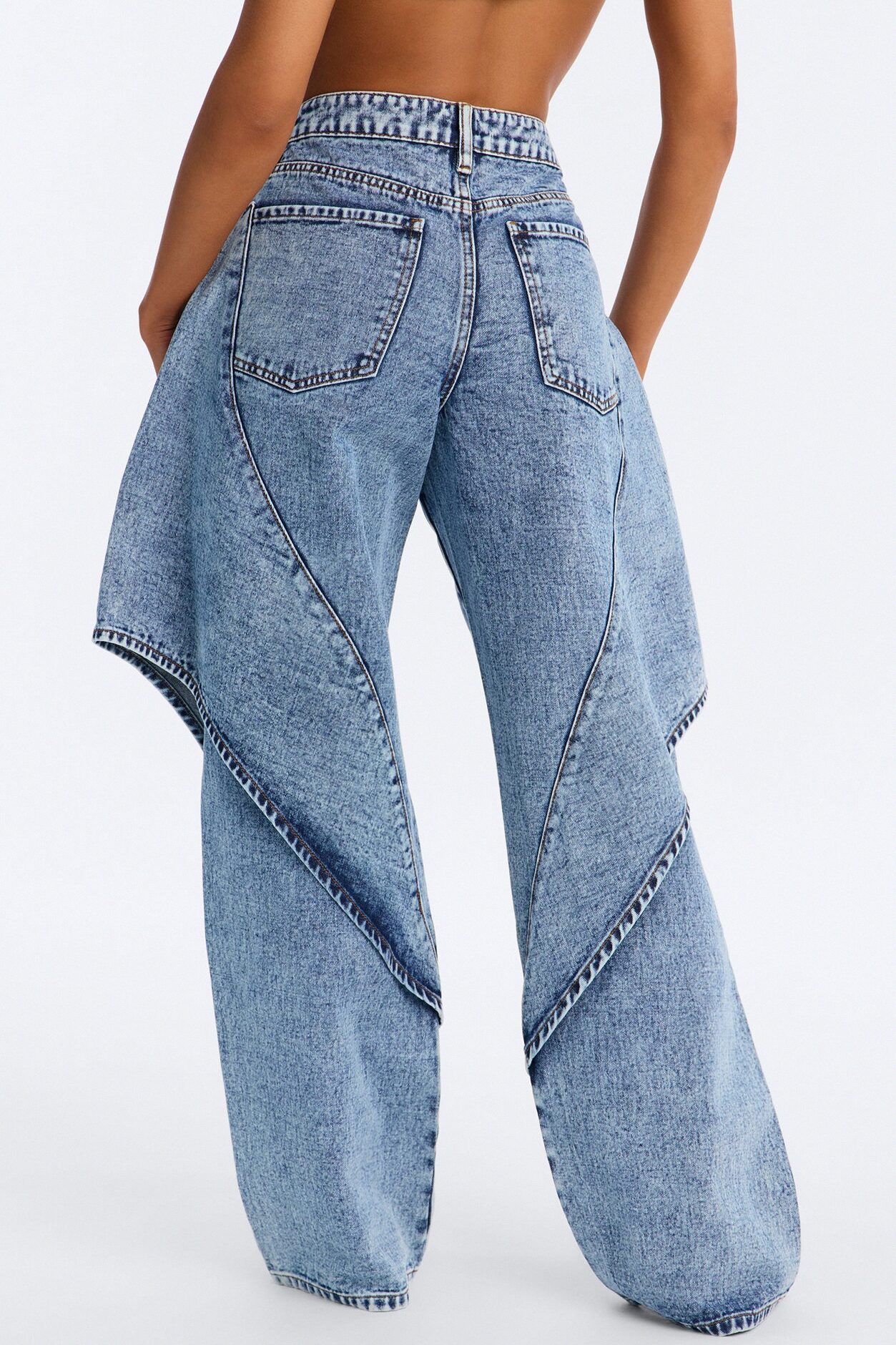 Berlin Non-Stretch Straight Leg Jeans - Medium Wash
