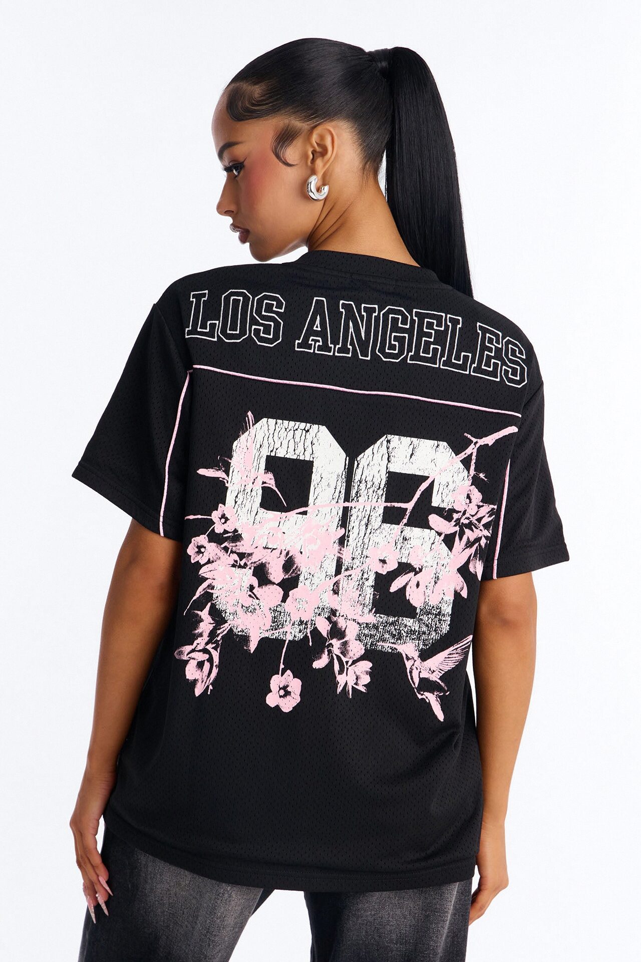 LA Cherry Blossom Jersey - Black