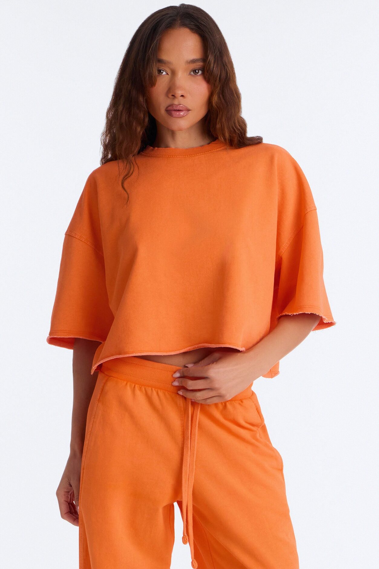 Strollin' Around Pant Set - Orange