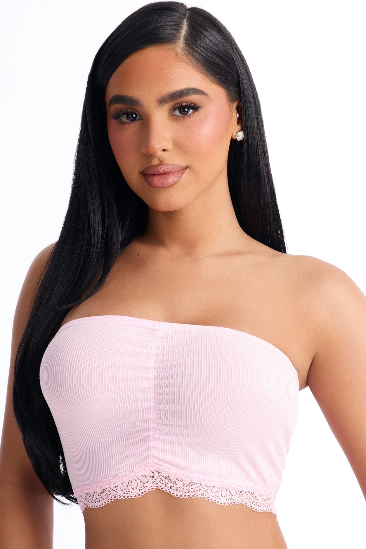 Soft Rib Seduction PJ Short Set - Pink