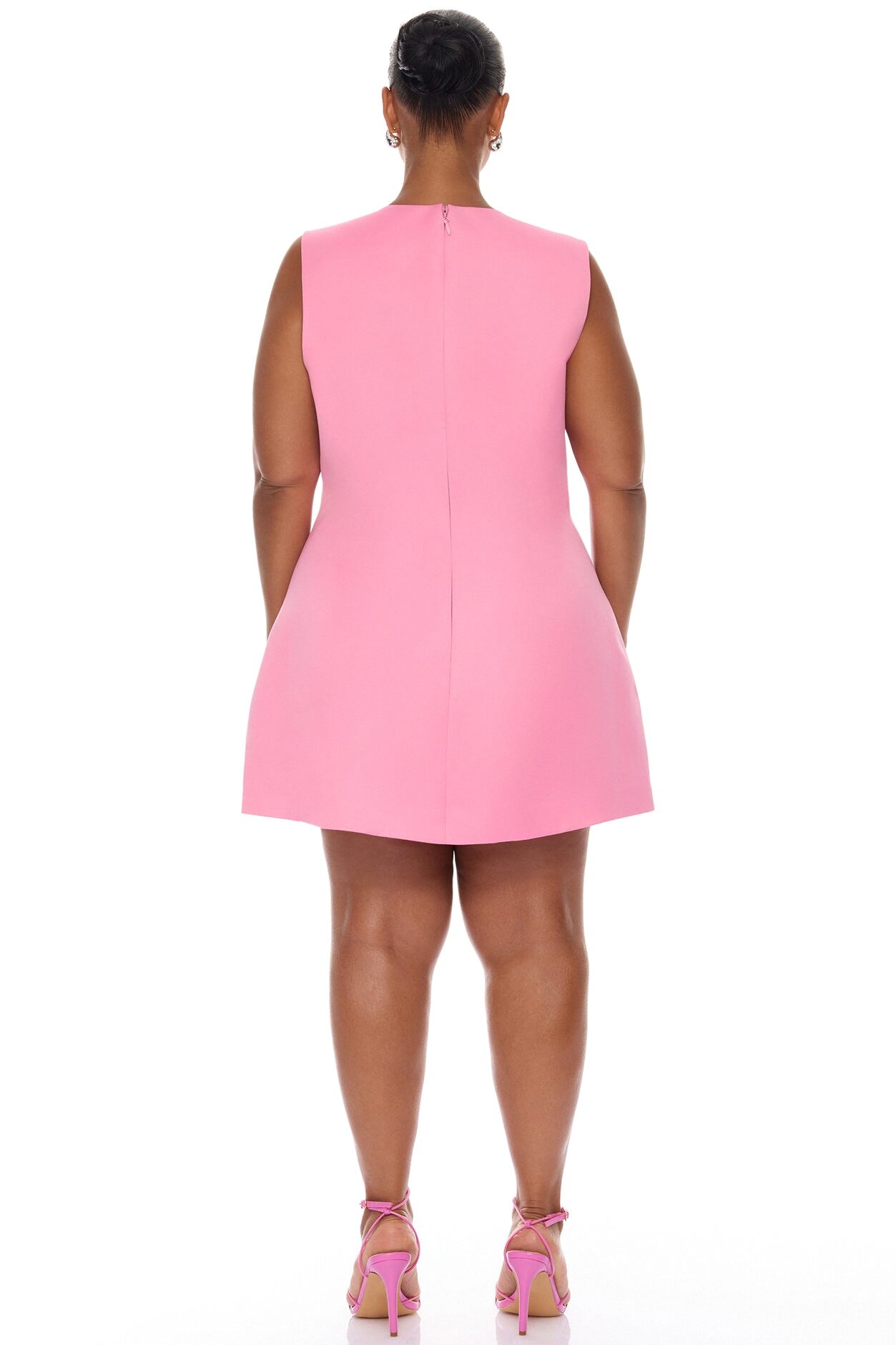 Madyson Embroidered Mini Dress - Pink