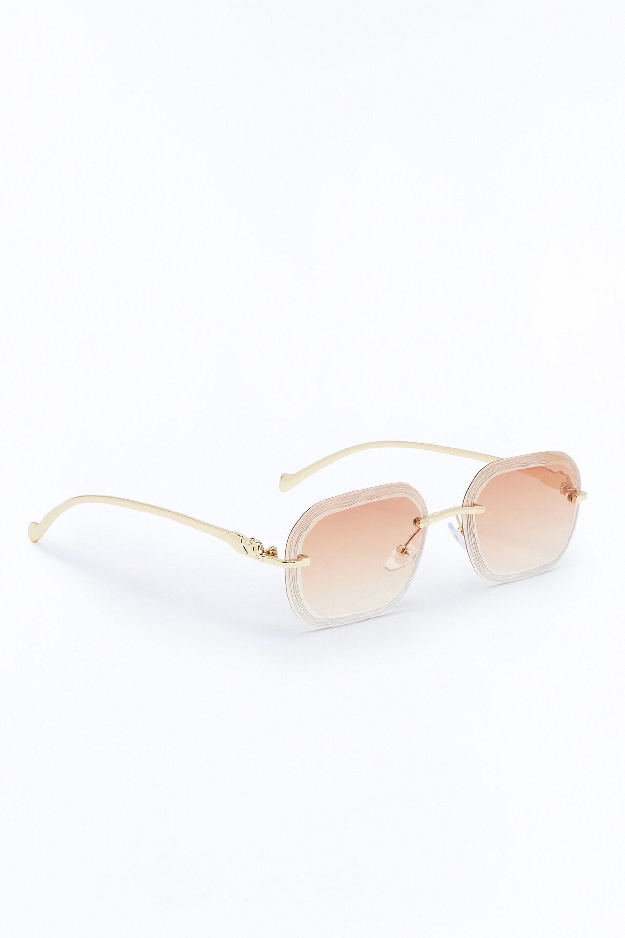 Elegantly Engraved Sunglasses - Orange