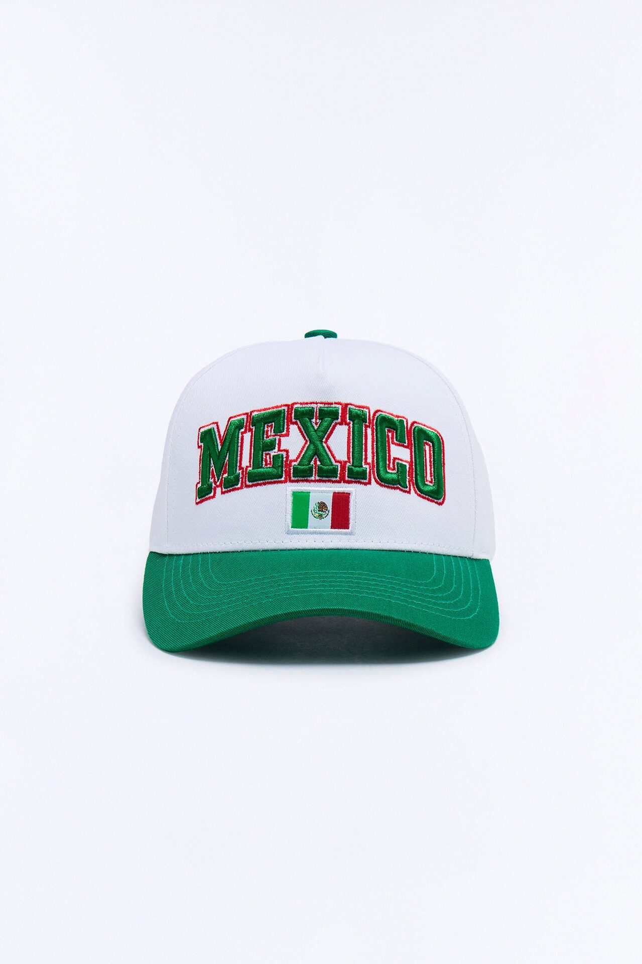 Mexico Love Baseball Hat - White/combo