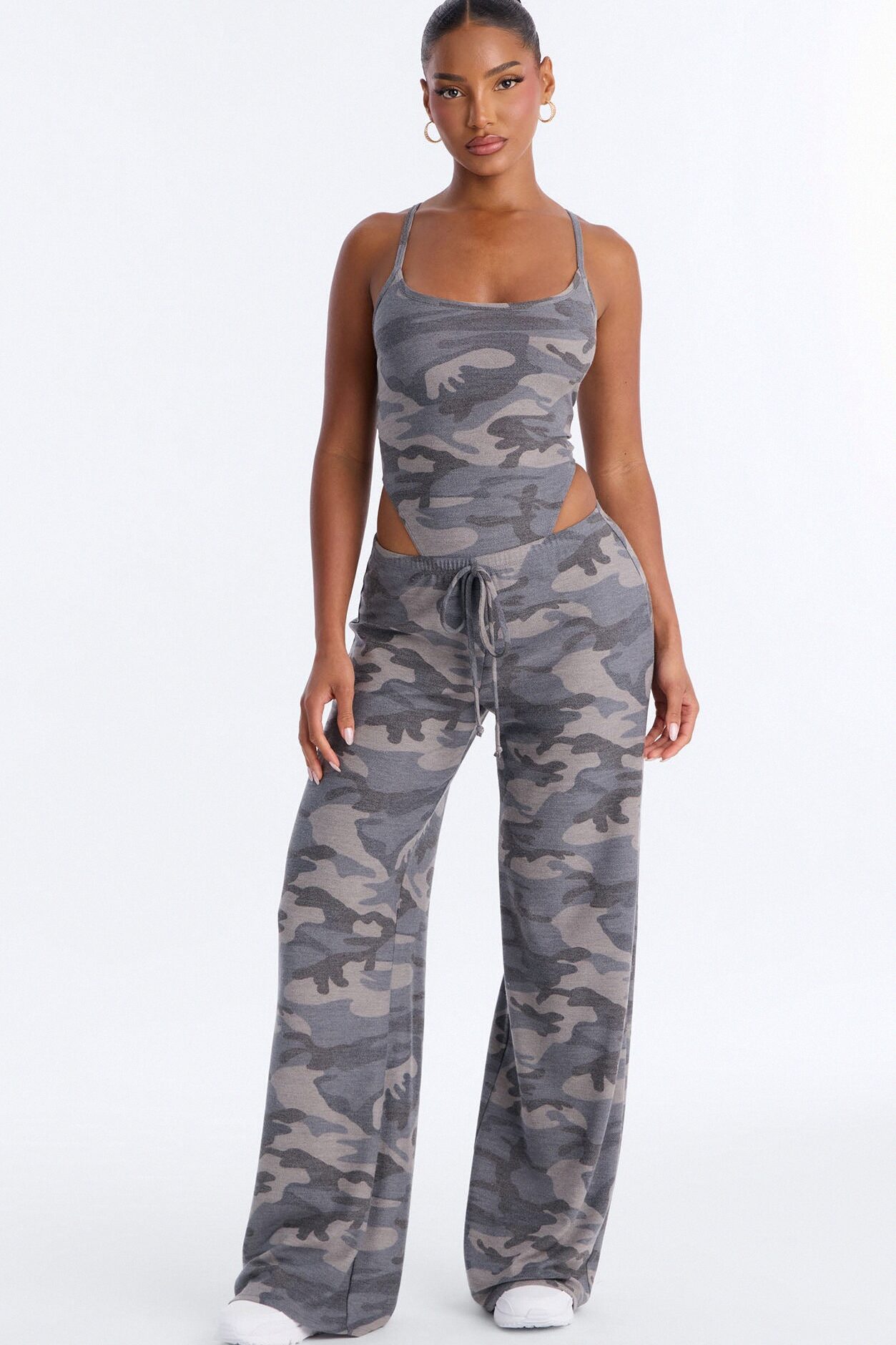 Jordan Camo Bodysuit Pant Set - Olive/combo