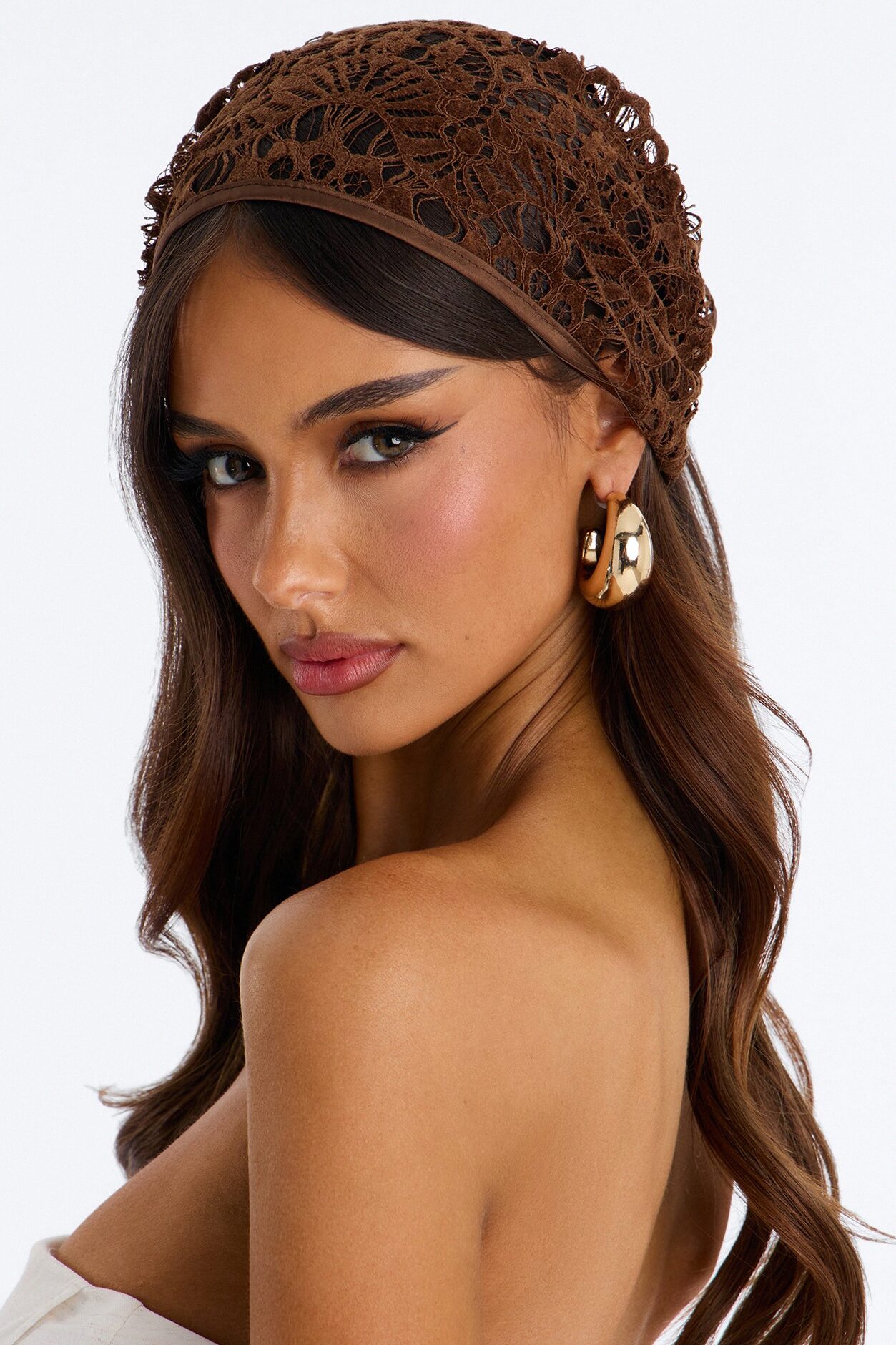 Windy Summer Days Head Wrap - Brown