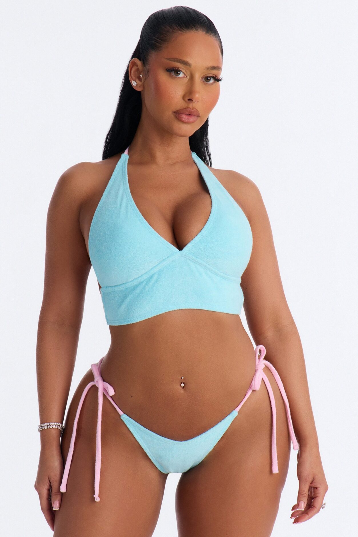 What You Know Bikini And Coverup Skirt - Periwinkle