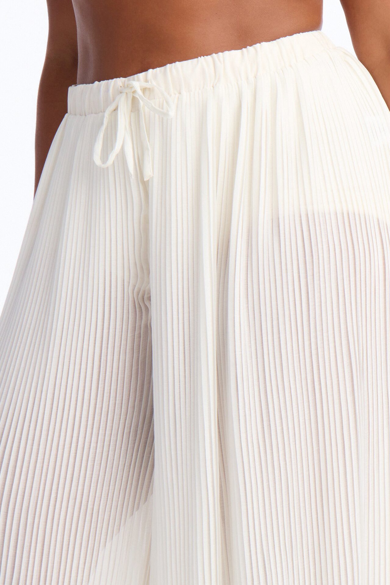 Magic Carpet Pleated Balloon Pants - Ivory