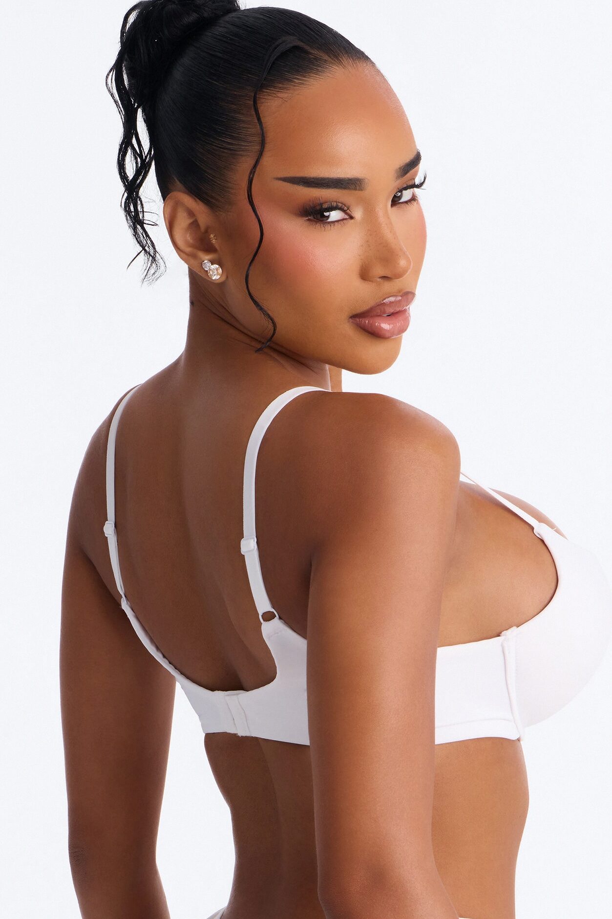 Nova Microfiber Extreme Lift Level 3 Push Up Bra - White