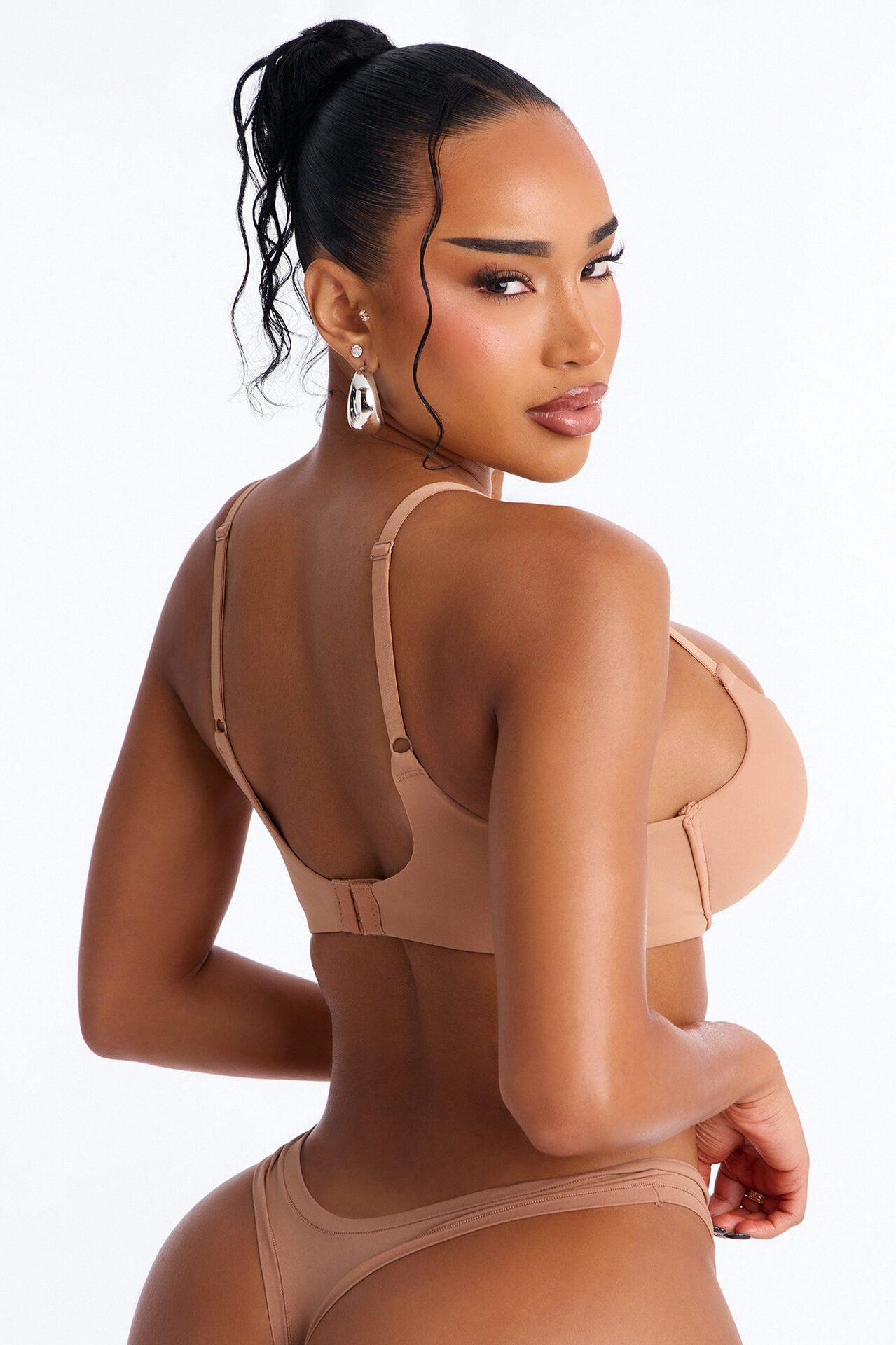 Nova Microfiber Extreme Lift Level 3 Push Up Bra - Nude