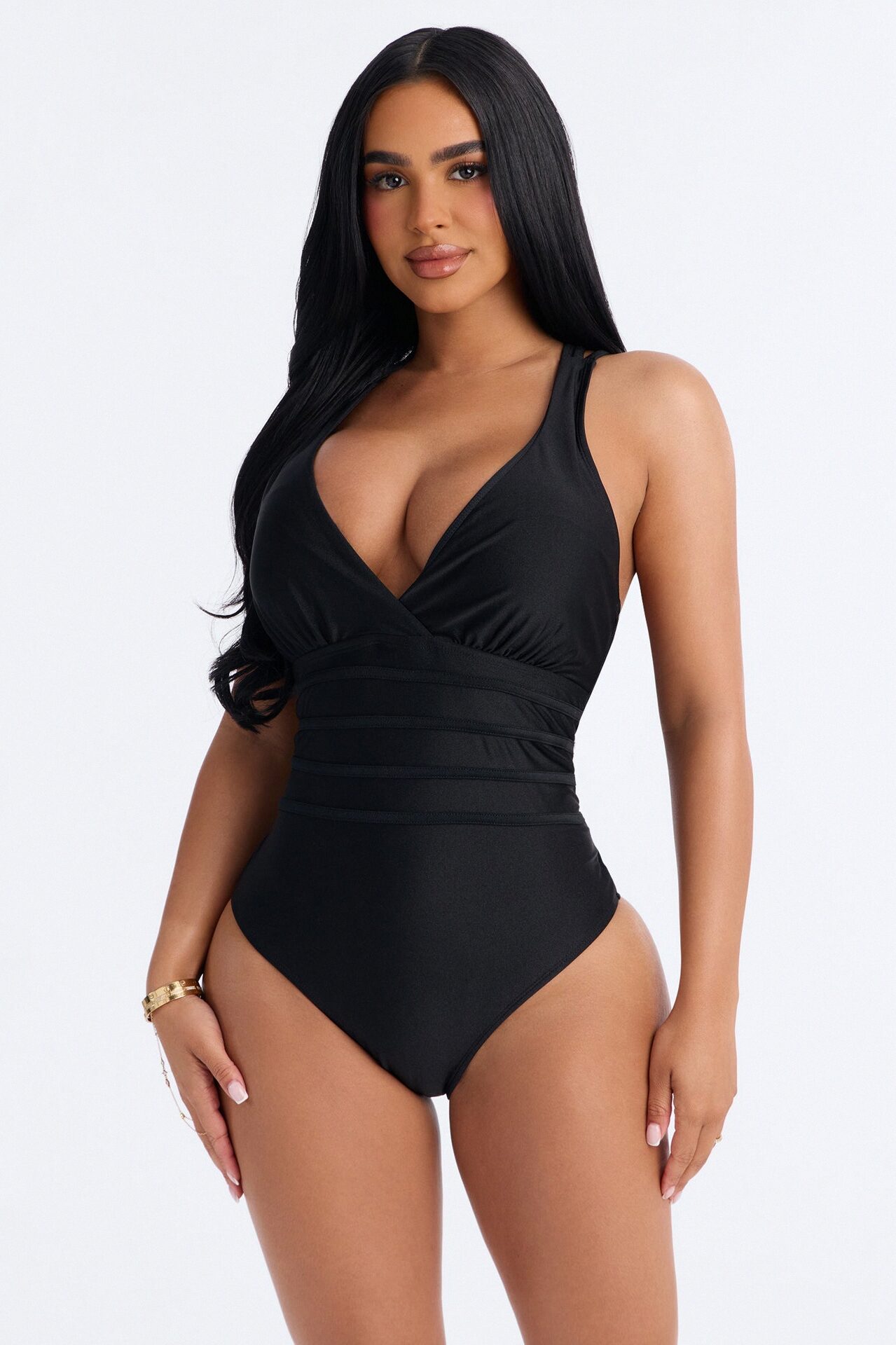 Pressure In Paradise 1 Piece Swimsuit - Black