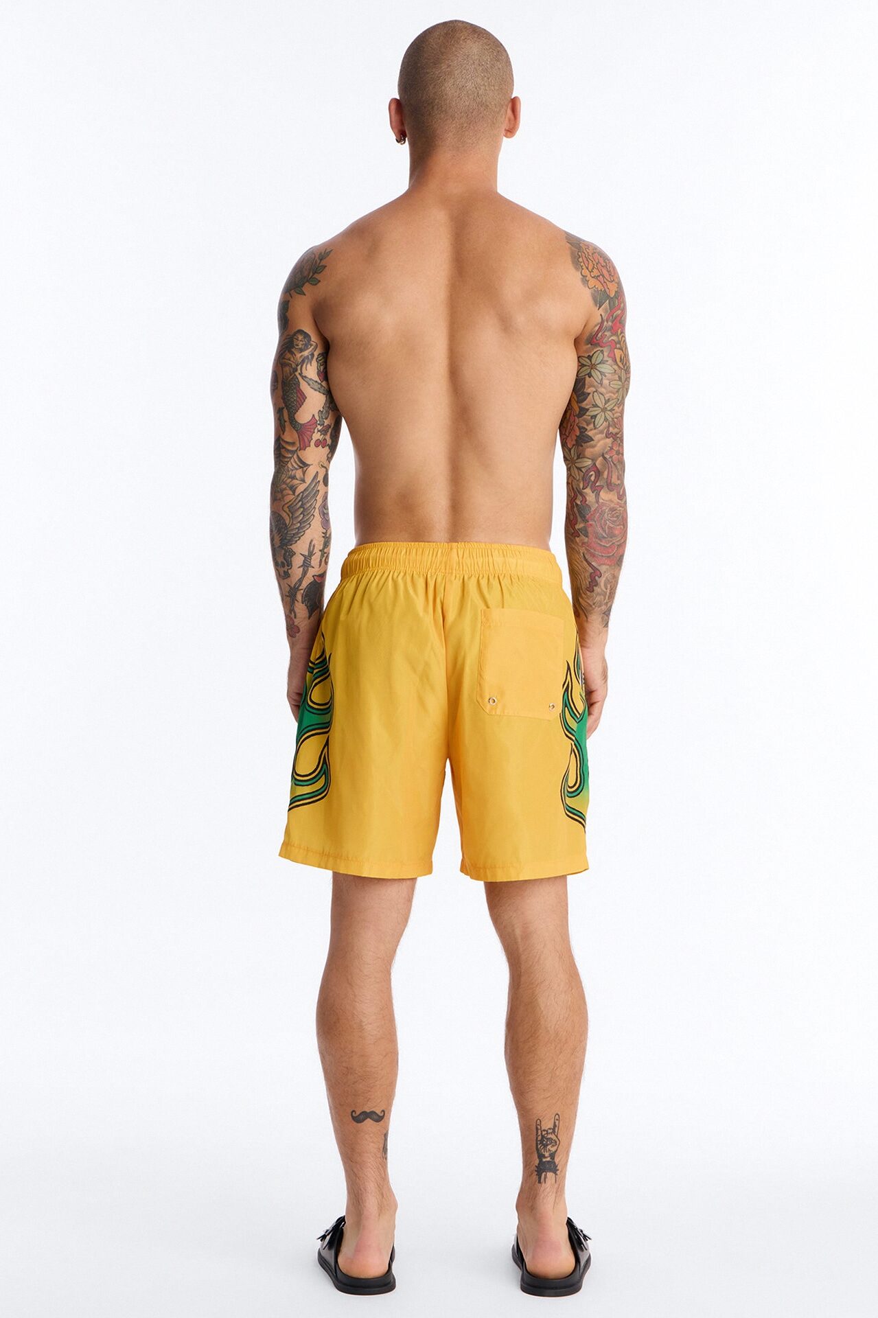 Brazil Circuit Velocity Swim Trunk 7″ - Yellow/combo