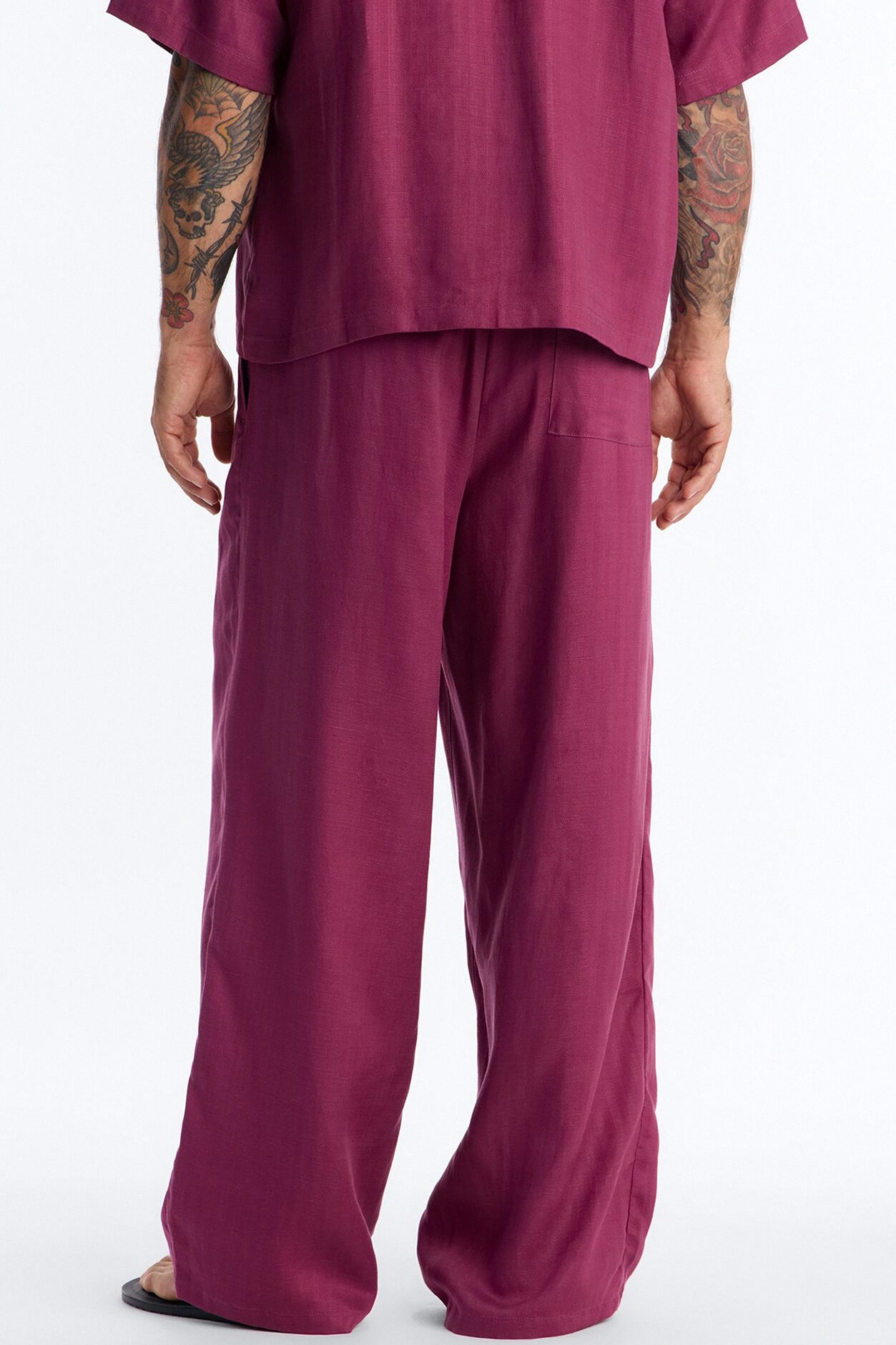Wide Leg Wastelander Pant - Purple