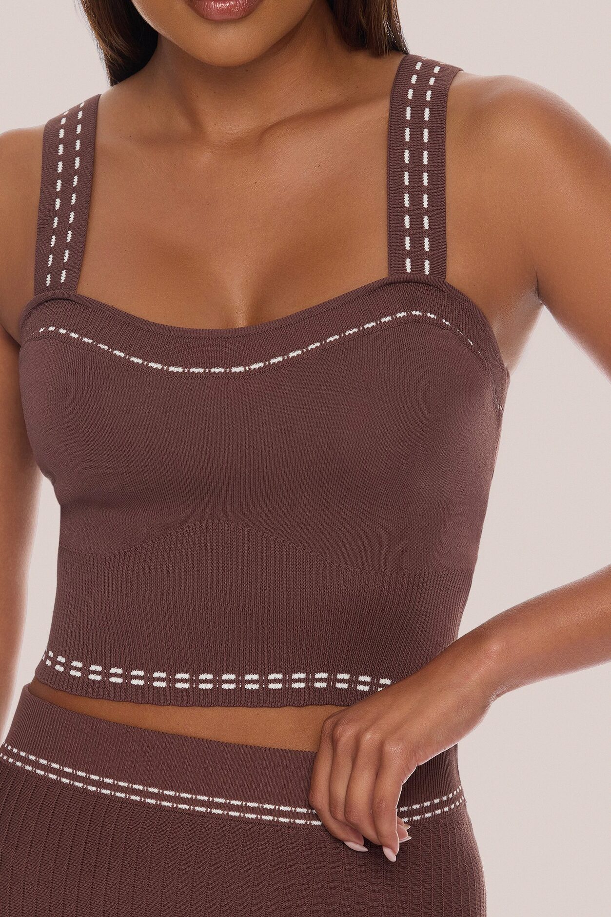 Weekend Dreaming Skirt Set - Brown
