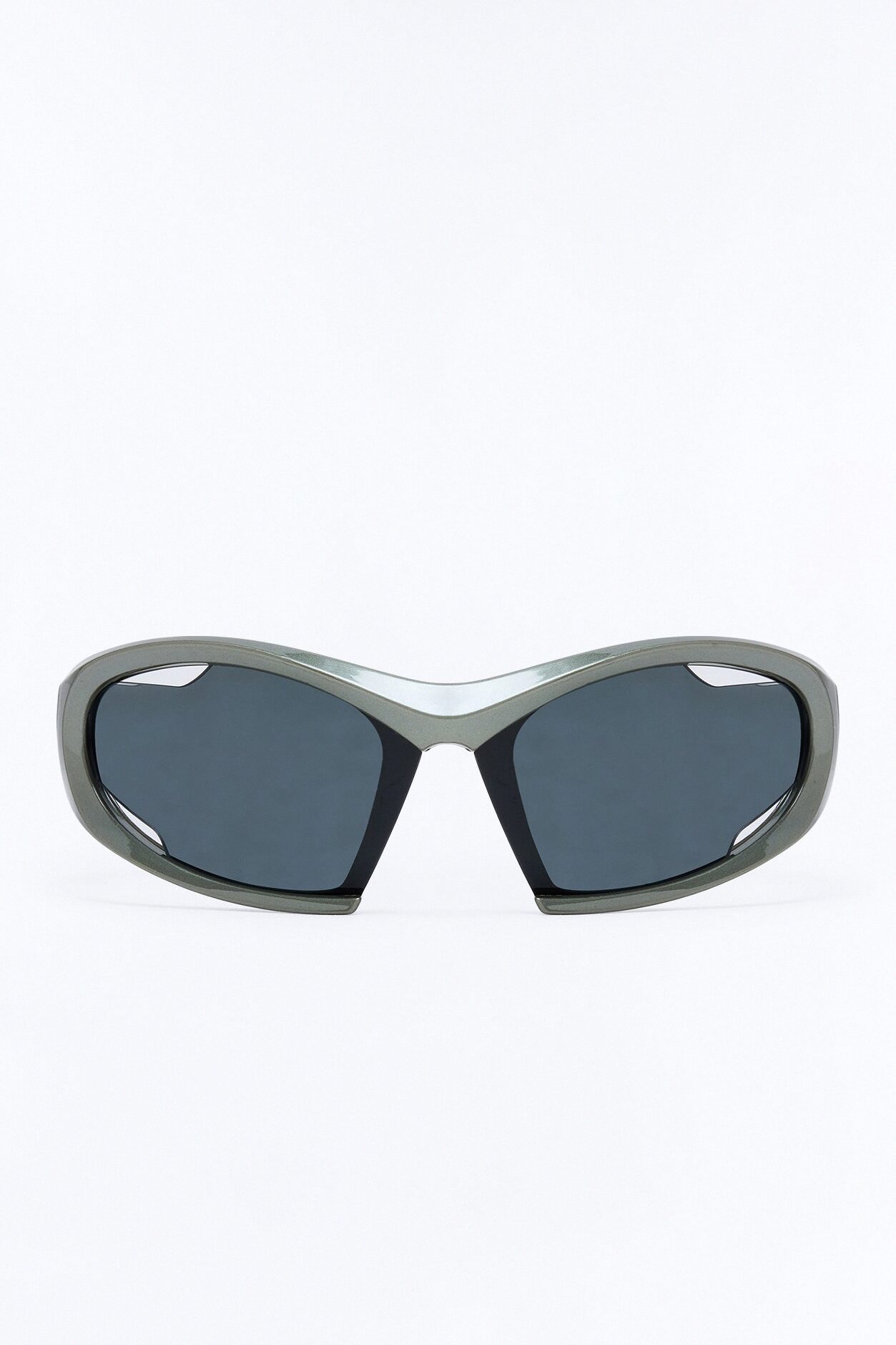 Frosted Metamorphosis Square Sunglasses - Grey