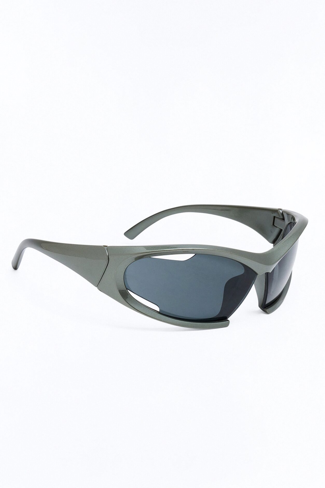 Frosted Metamorphosis Square Sunglasses - Grey