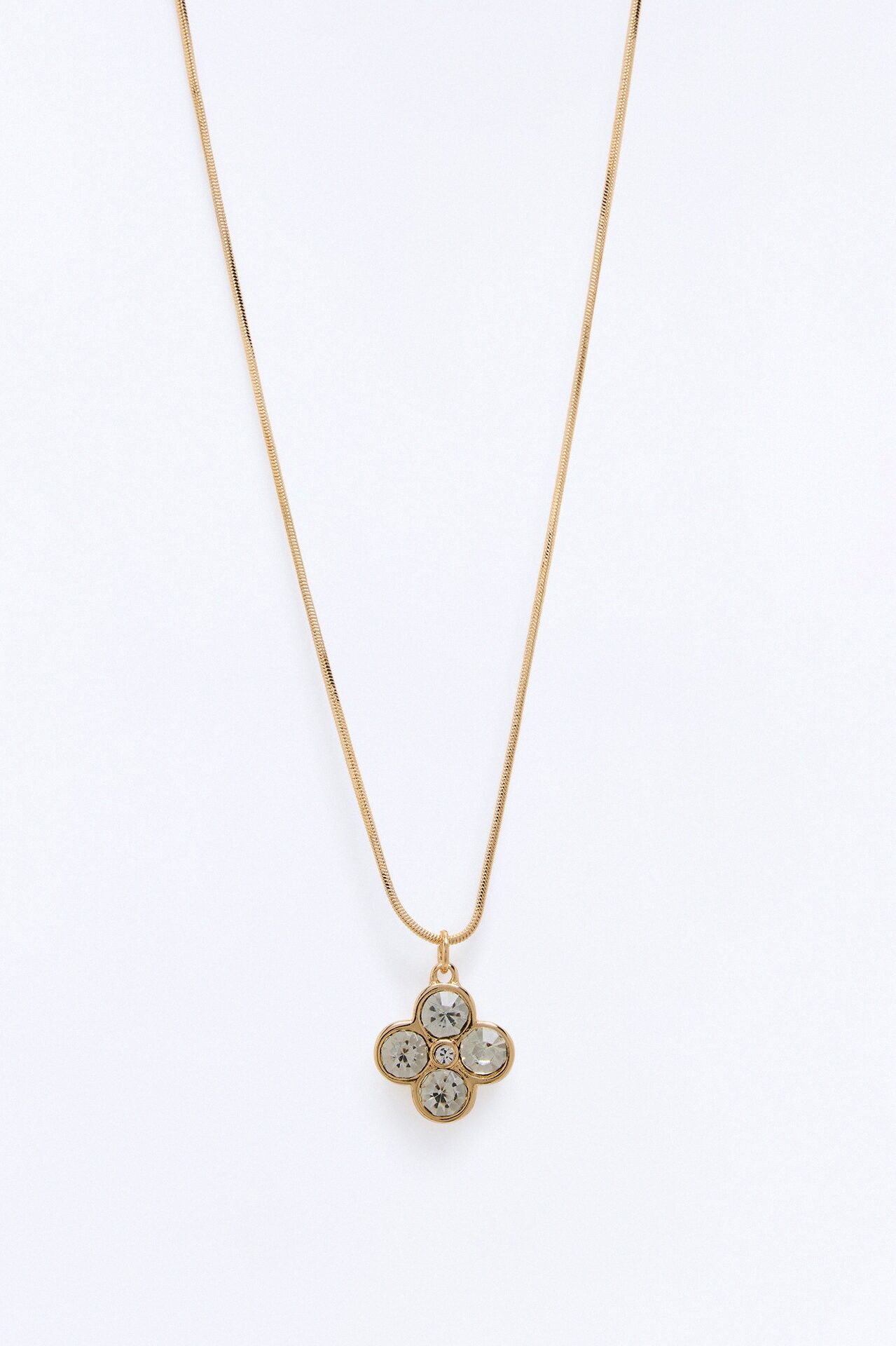 Clover Shine Necklace - Gold