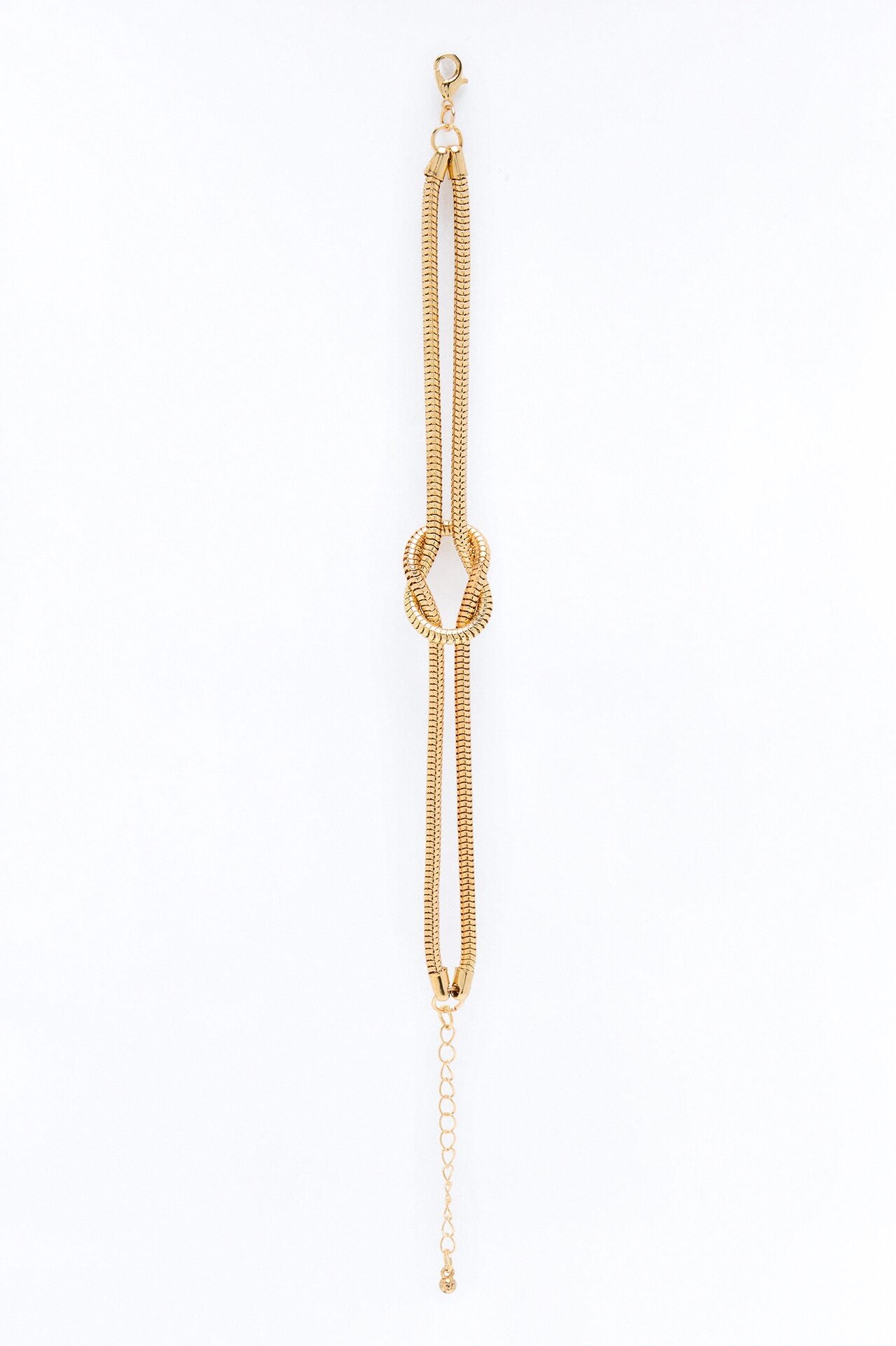 Knotted Hardware Bracelet - Gold