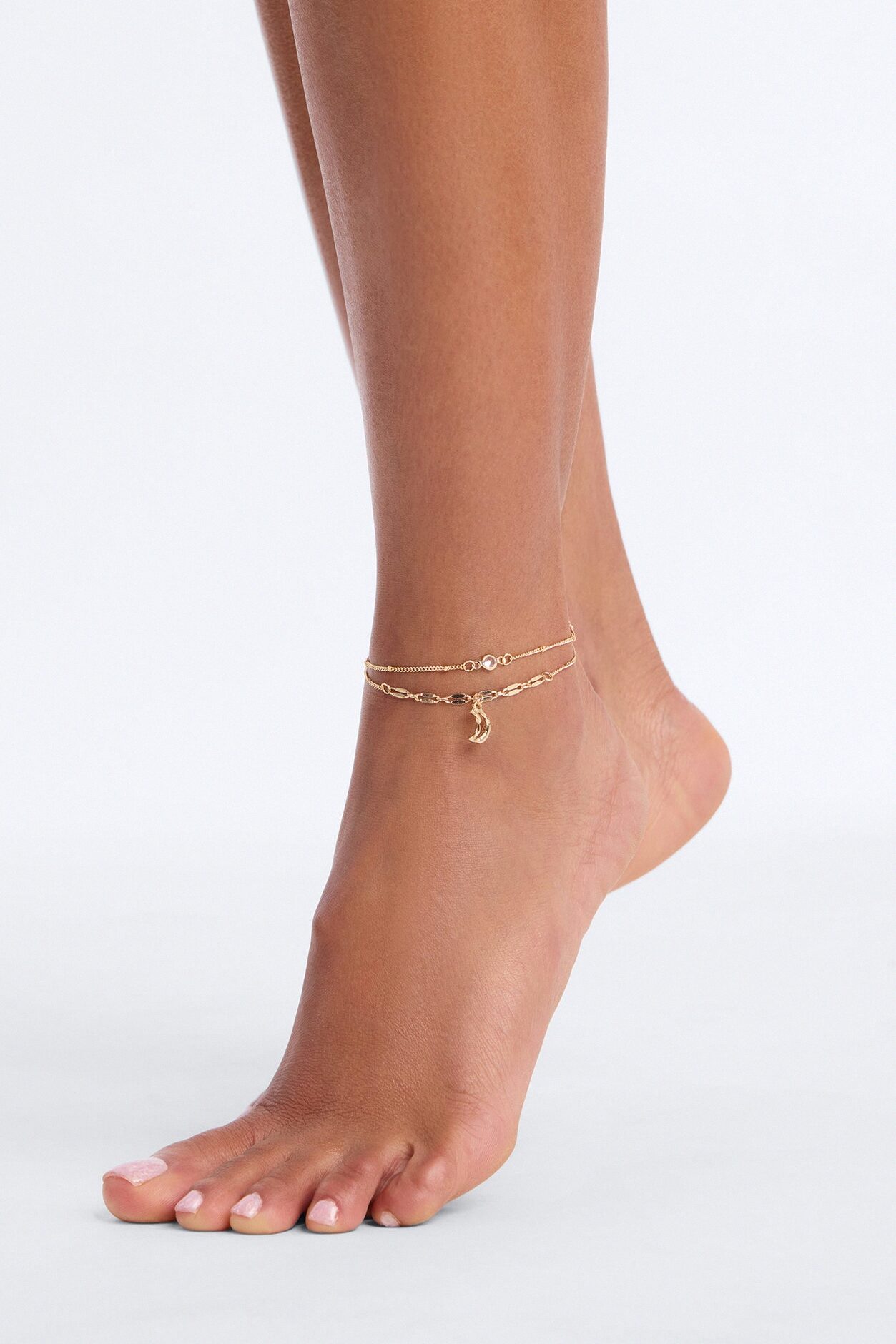 Moonlight Guard Anklet - Gold