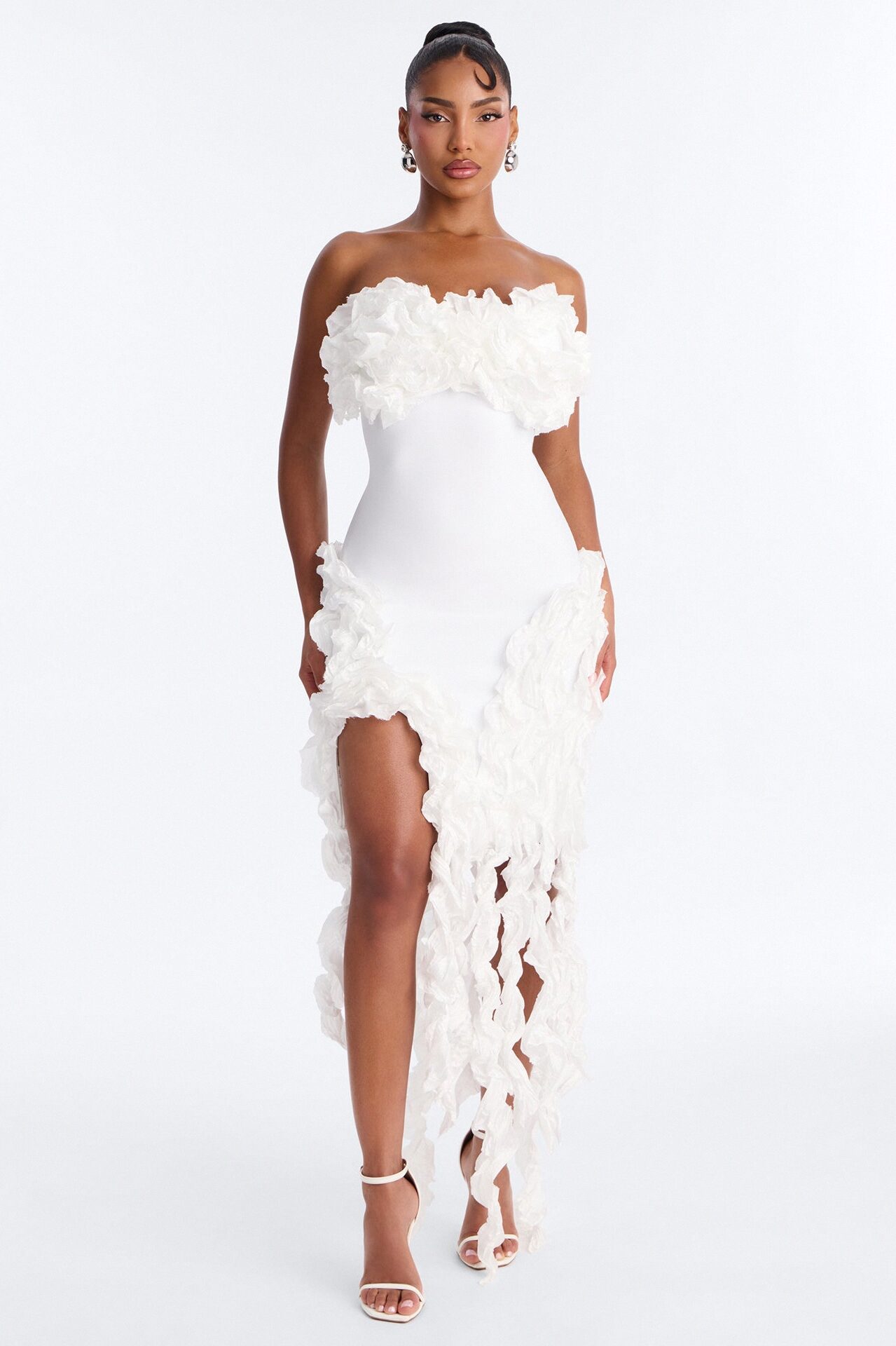 Leila Bandage Mini Dress - White