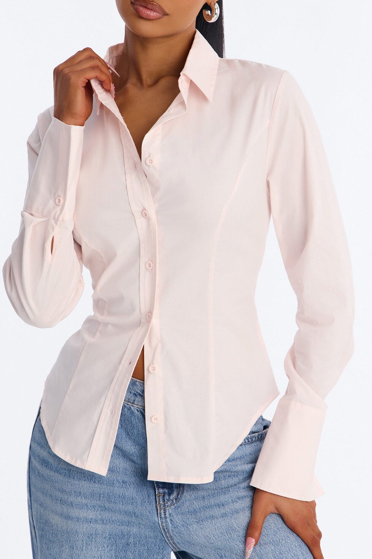 Limited Edition Poplin Shirt - Soft Pink