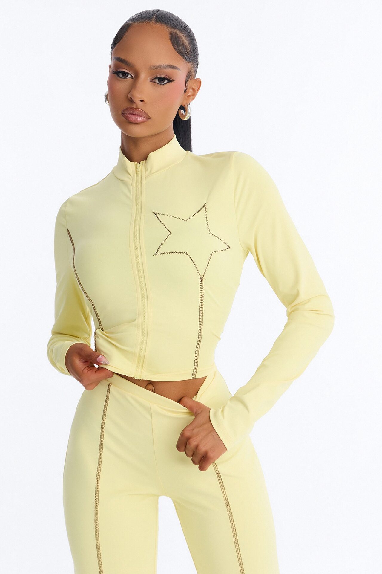 Future Star Flare Pant Set - Yellow