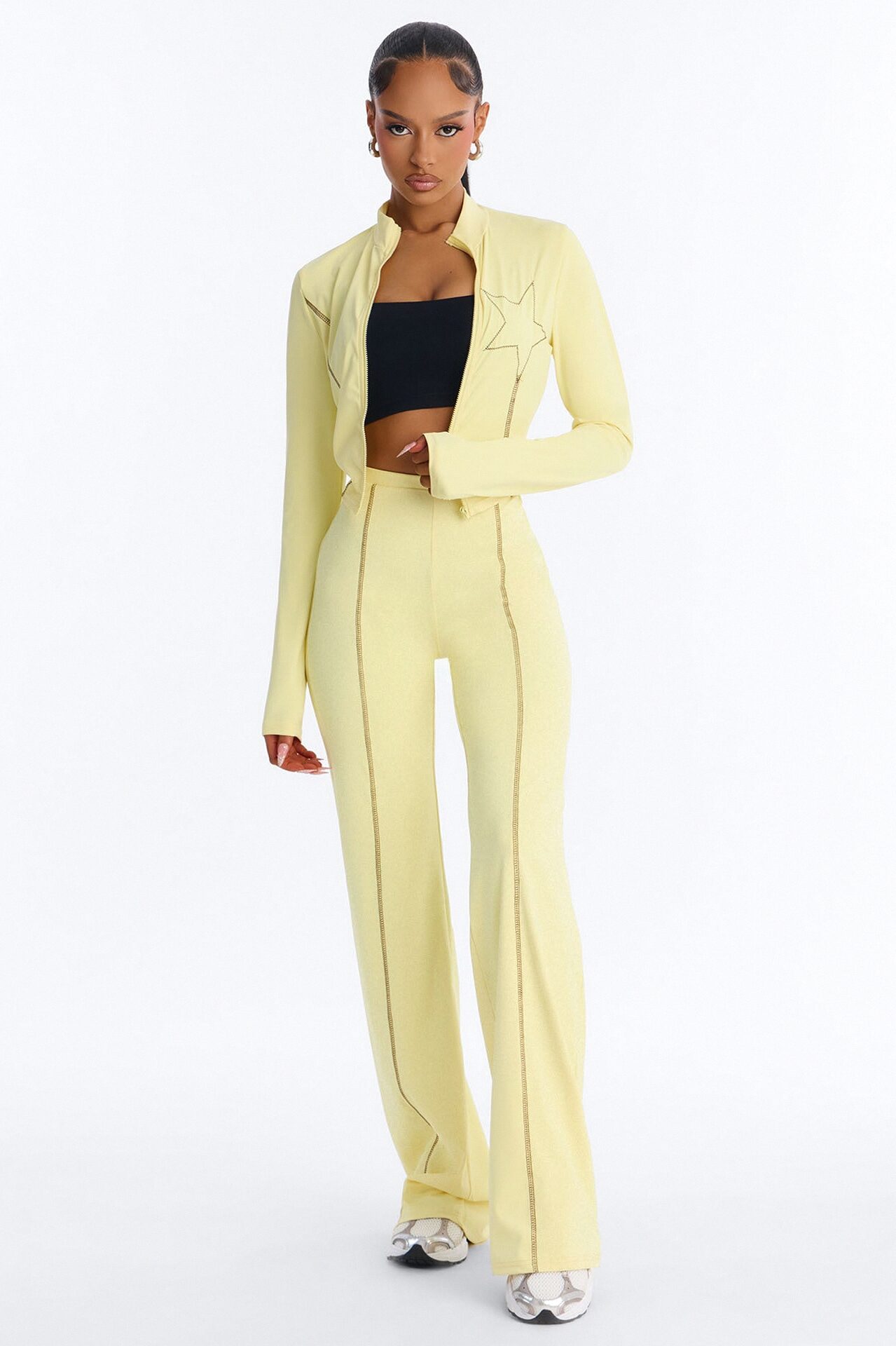 Future Star Flare Pant Set - Yellow