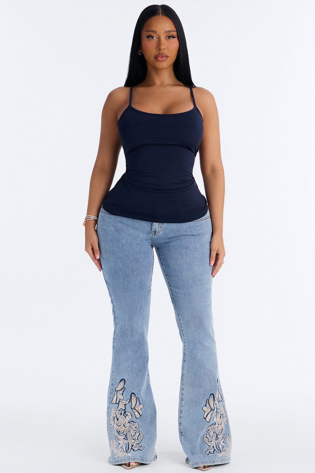 Carrie Everyday Cami Top - Navy