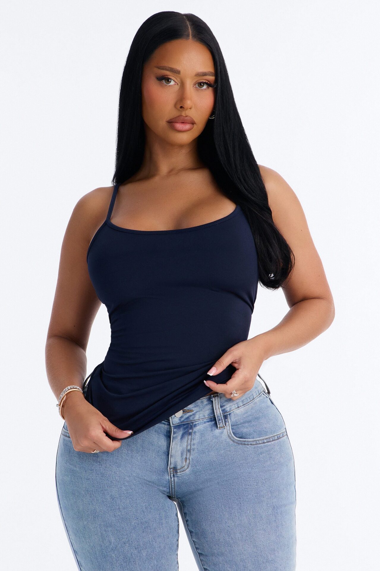 Carrie Everyday Cami Top - Navy