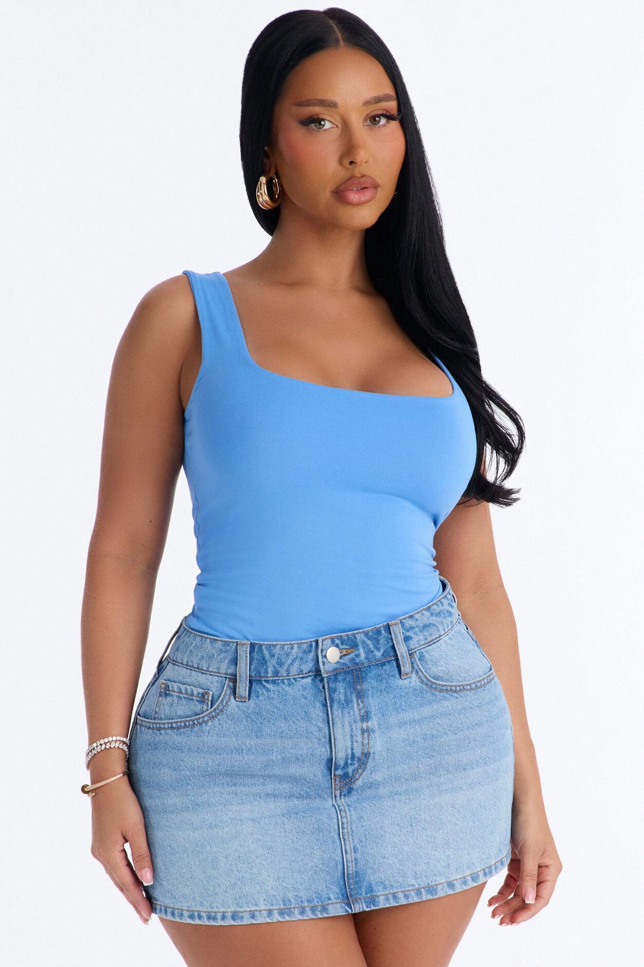 Thalia Tank Top - Periwinkle