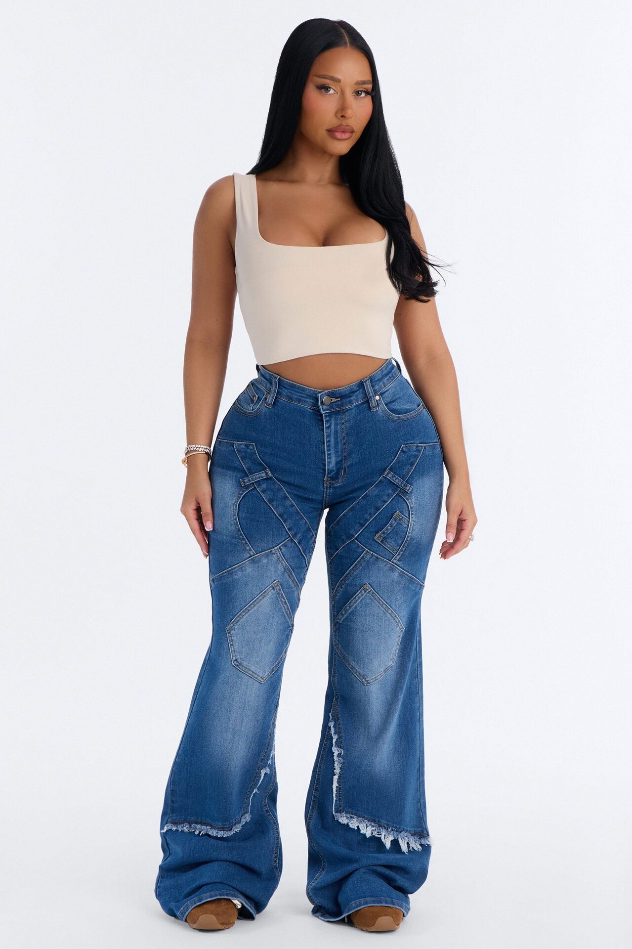 Thalia Tank Top - Stone