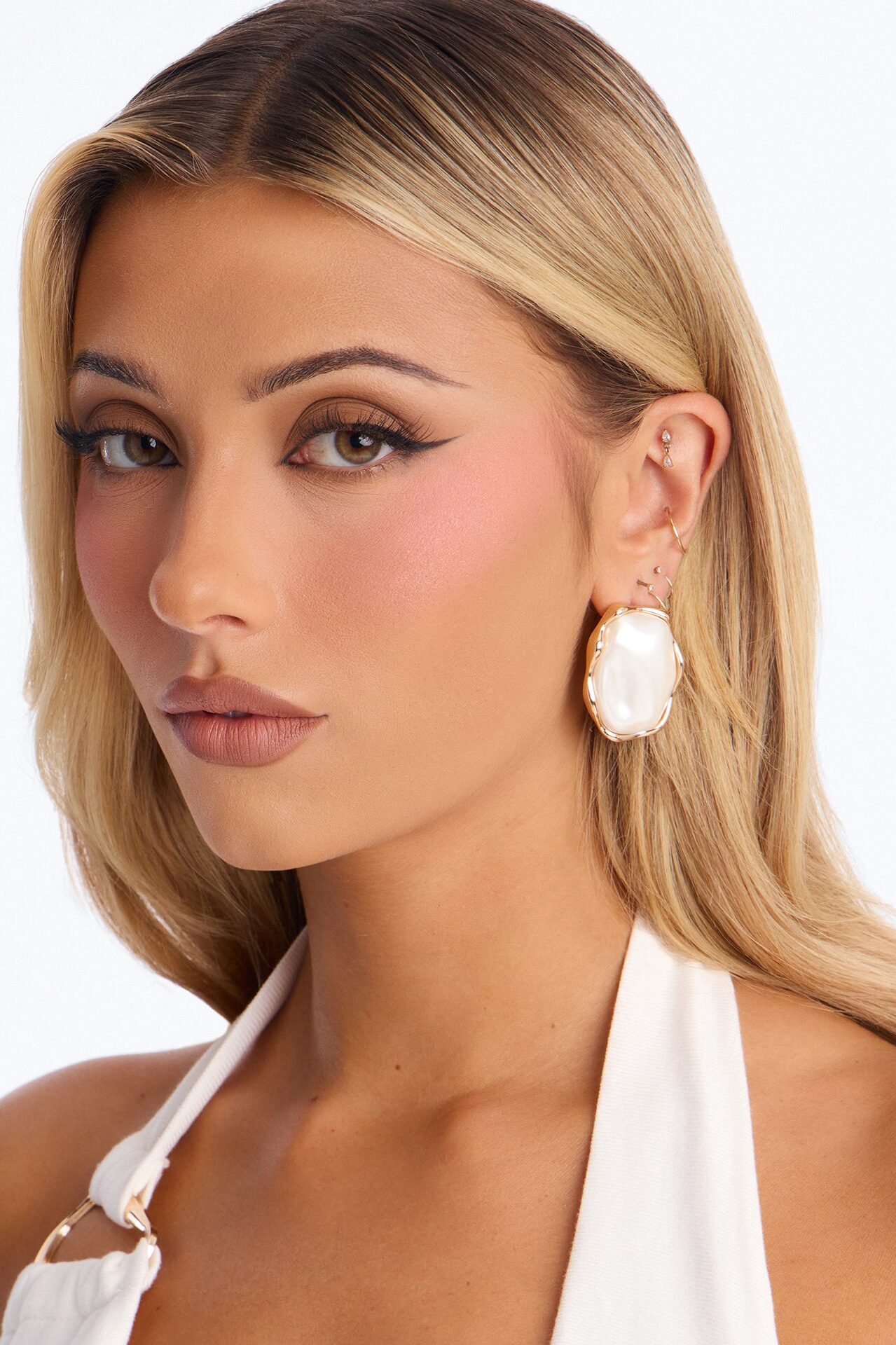 Garden Grace Stud Earrings - Gold/combo