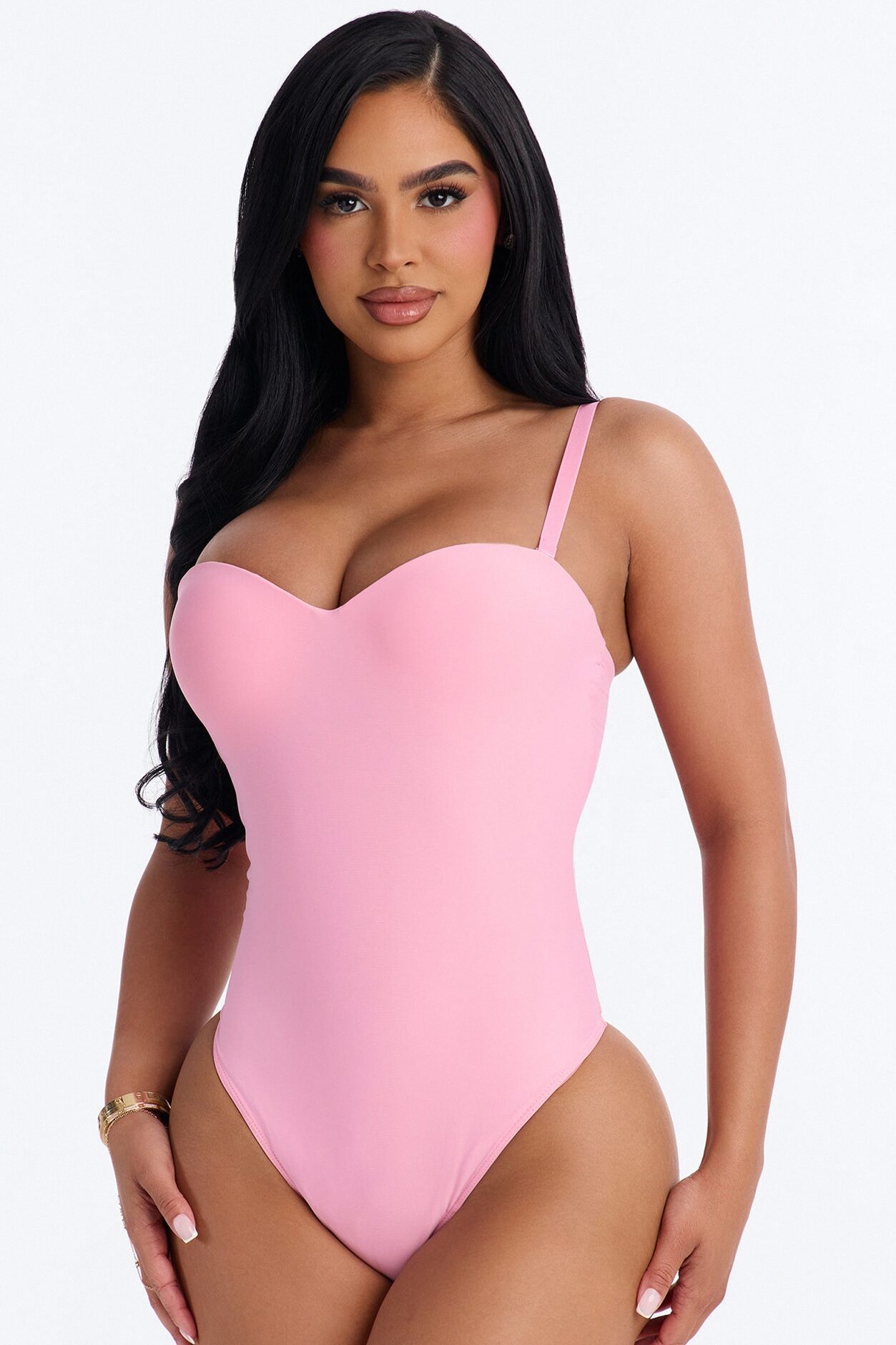 Classic Look Bodysuit - Pink